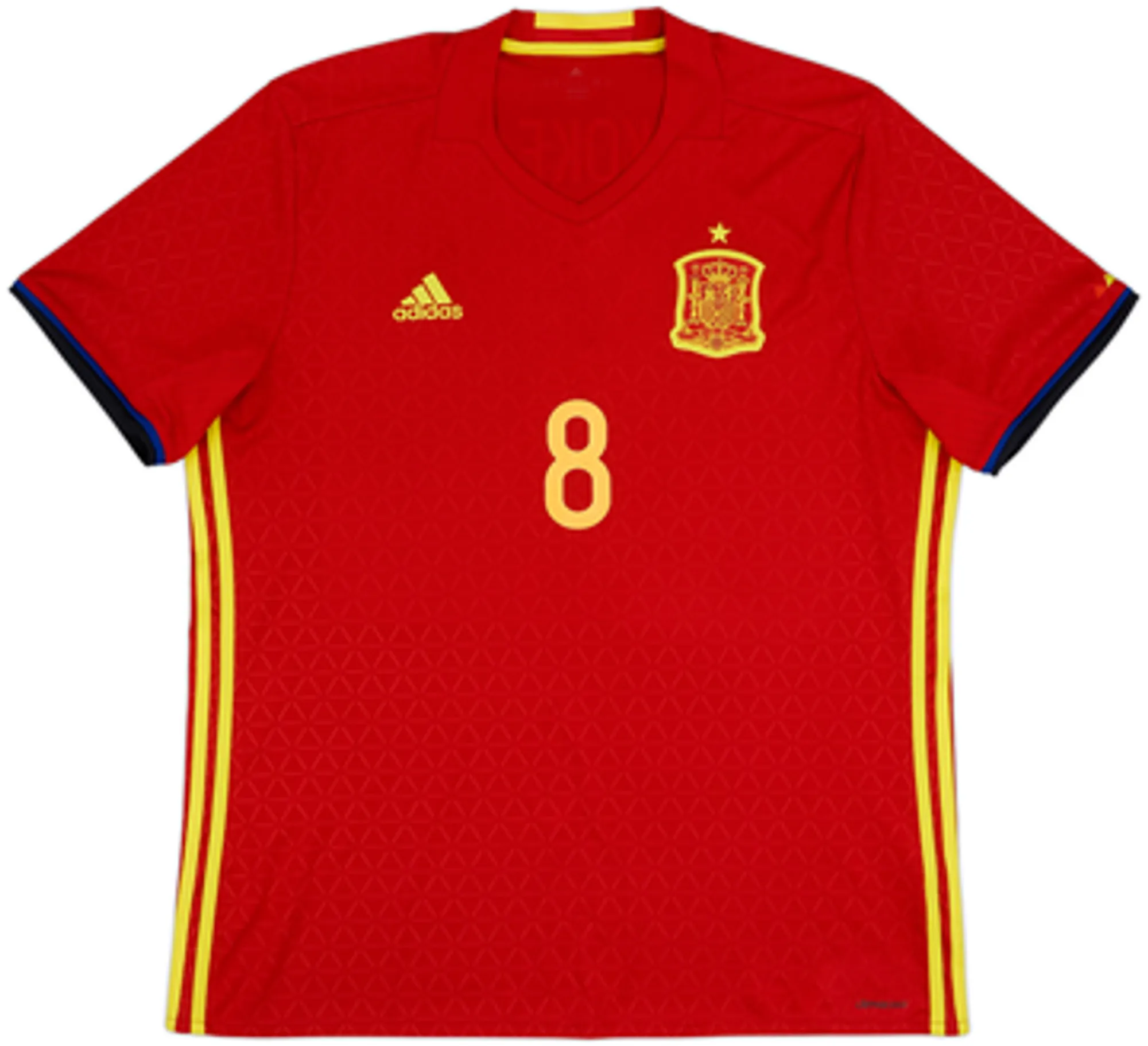 2016-17 Spain Home Shirt Koke #8 - 8/10 - (XL)