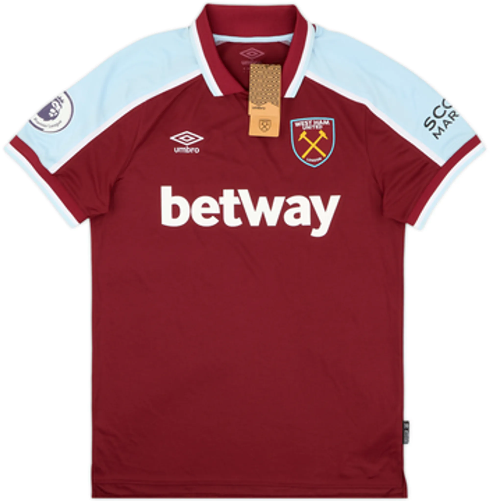 2021-22 West Ham Home Shirt Vlasic #11 (L)