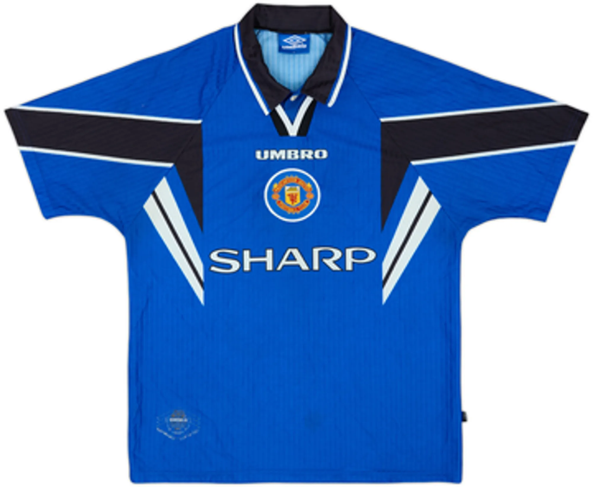 1996-98 Manchester United Third Shirt Beckham #7 - 7/10 - (L)