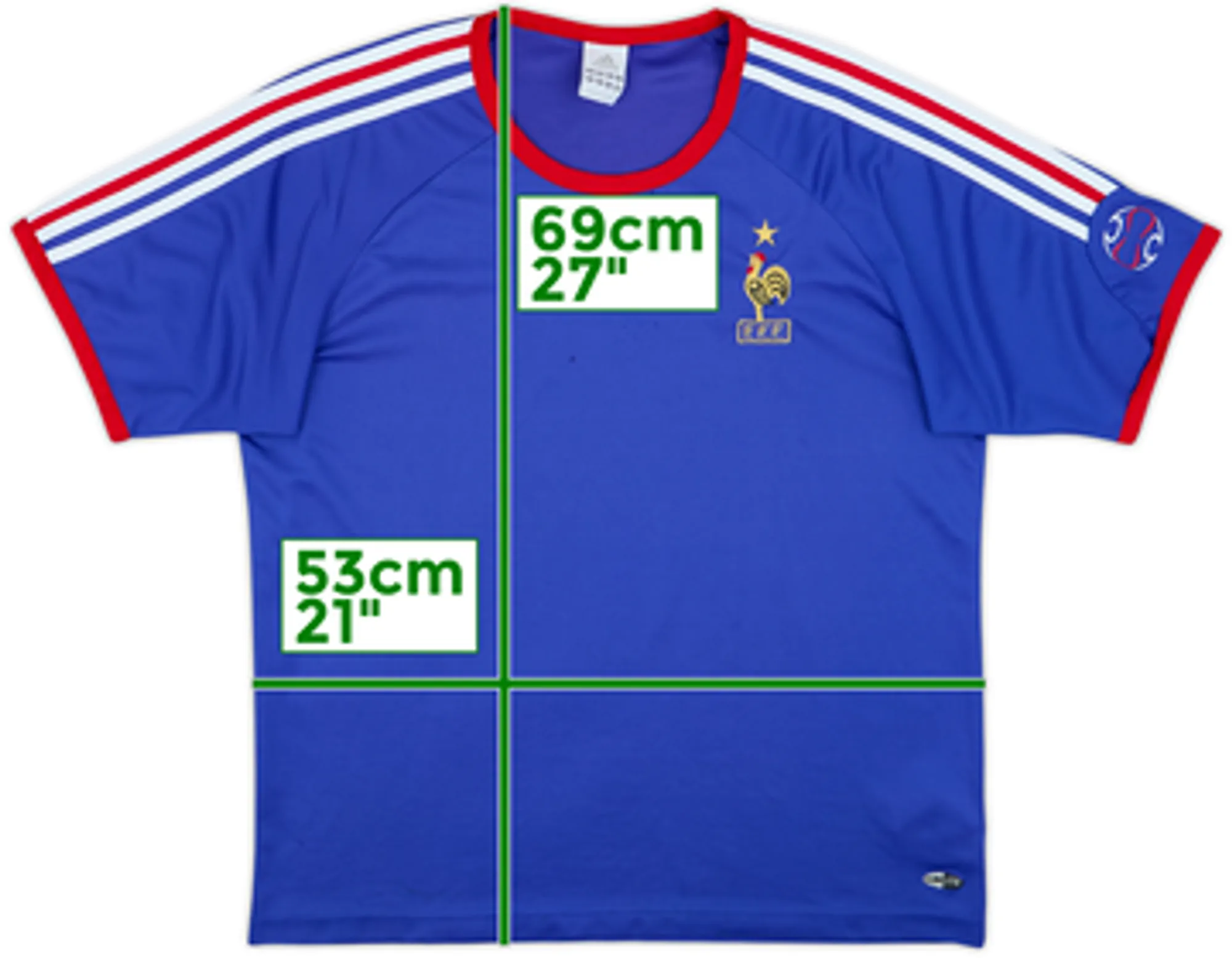 2006-07 France Basic Home Shirt - 5/10 - (L)
