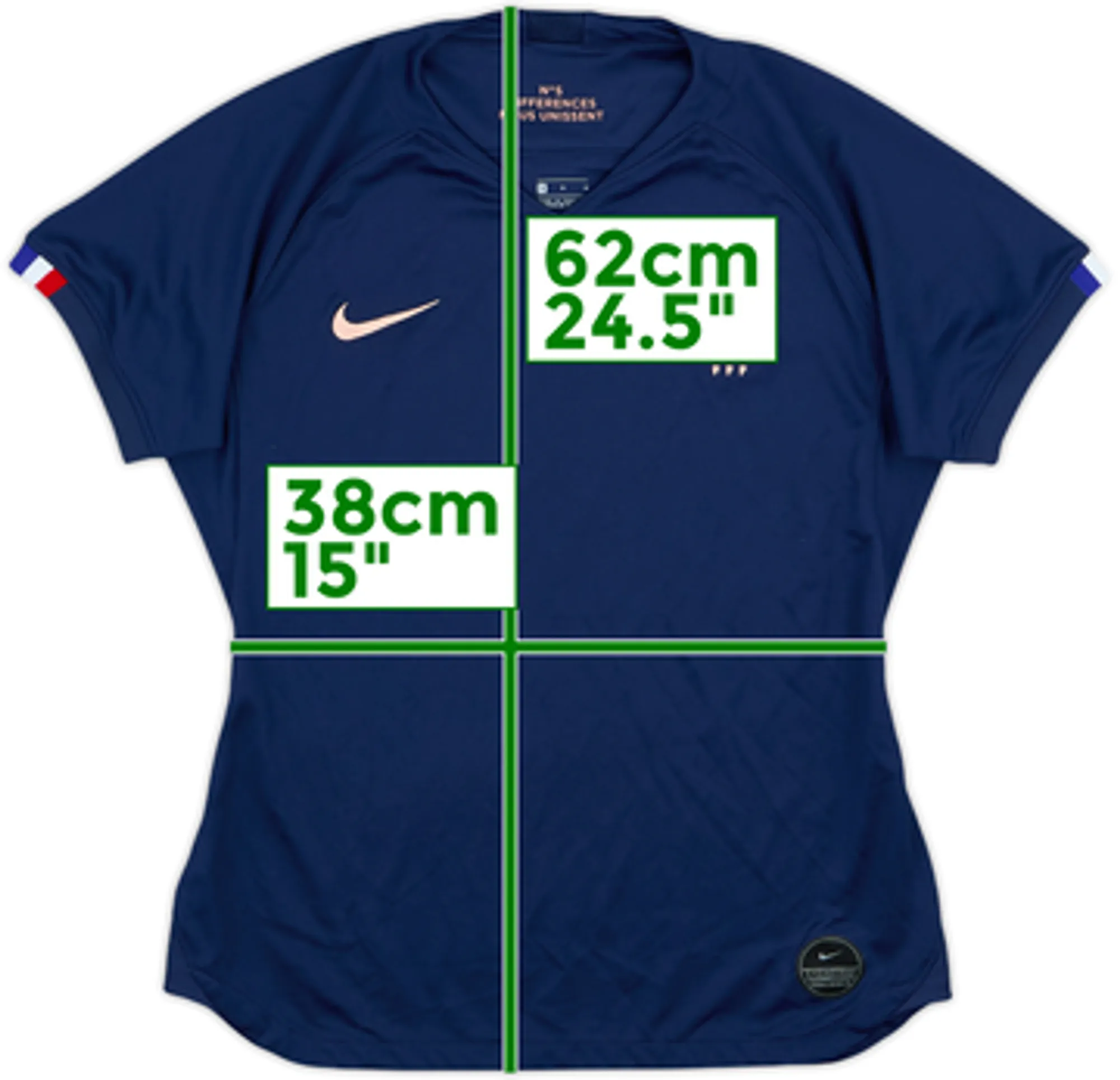 2019 France Centenary Home Shirt - 8/10 - (Women's M)
