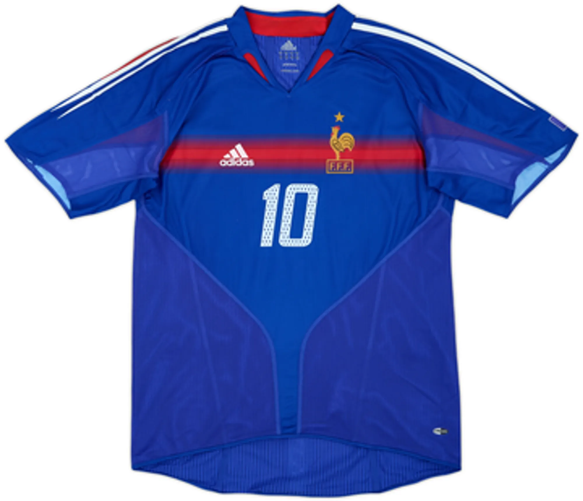 2004-06 France Player Issue Home Shirt Zidane #10 - 6/10 - (M)