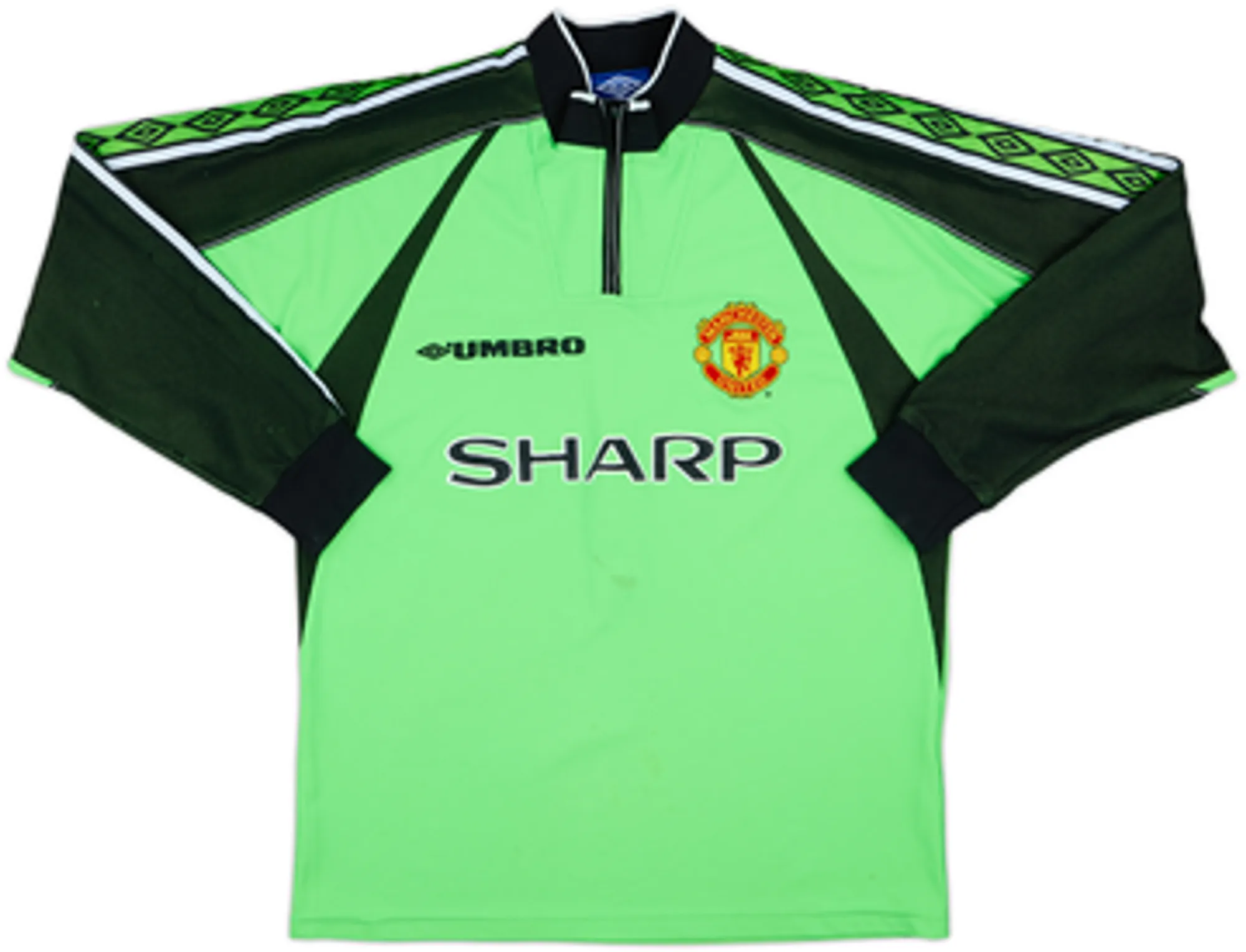 1998-99 Manchester United GK Shirt Schmeichel #1 - 6/10 - (M)