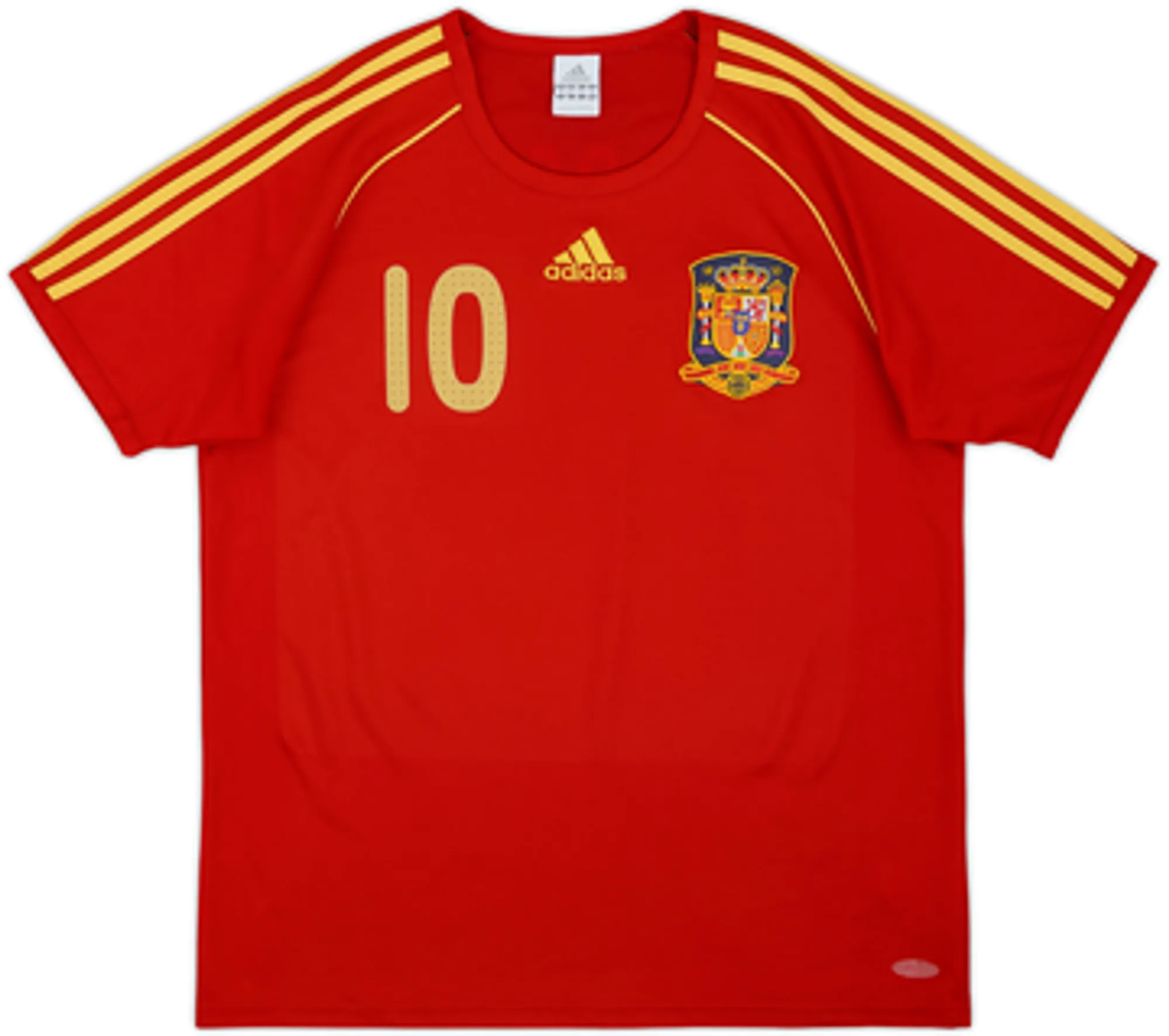 2007-09 Spain Basic Home Shirt Fabregas #10 - 7/10 - (M)