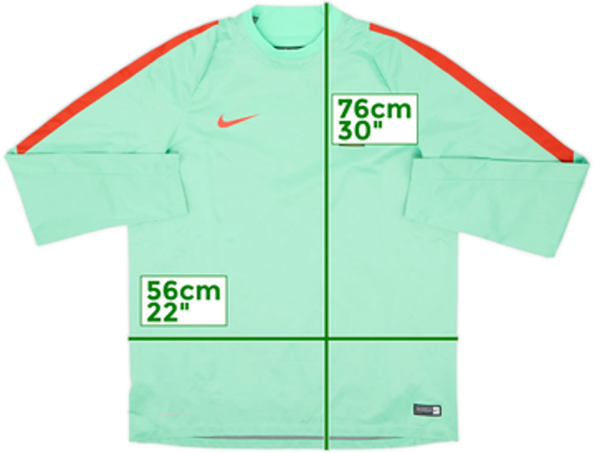 2016-17 Portugal Nike Player Issue Sweat Top - 10/10 - (L)
