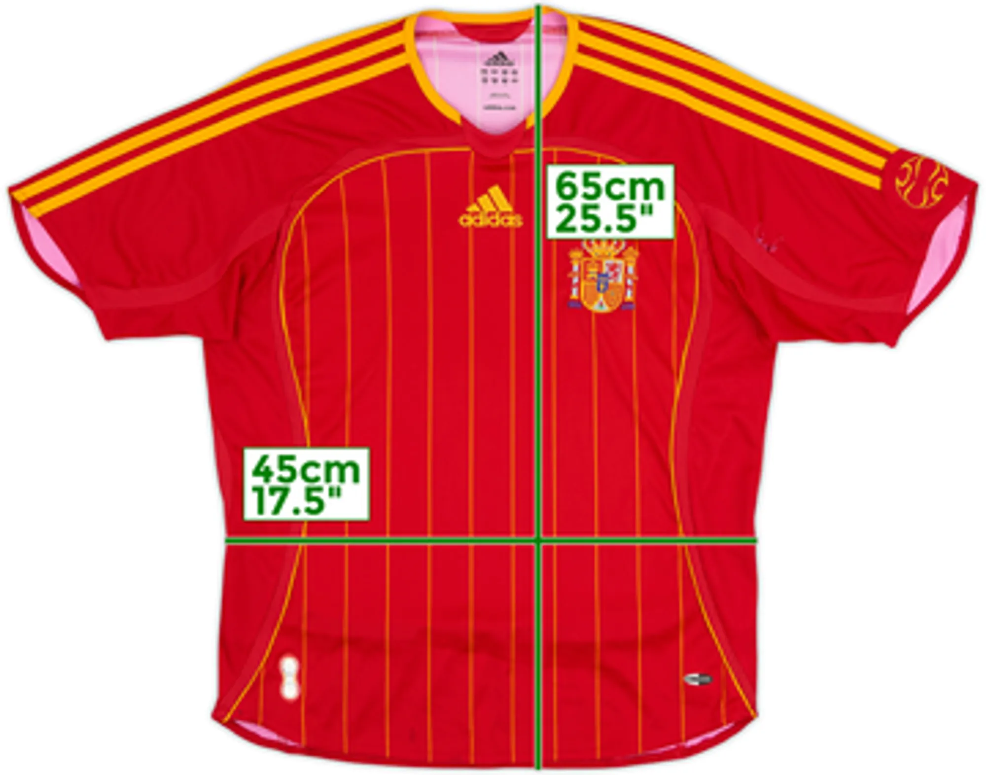 2006-08 Spain Home Shirt - 3/10 - (L.Boys)