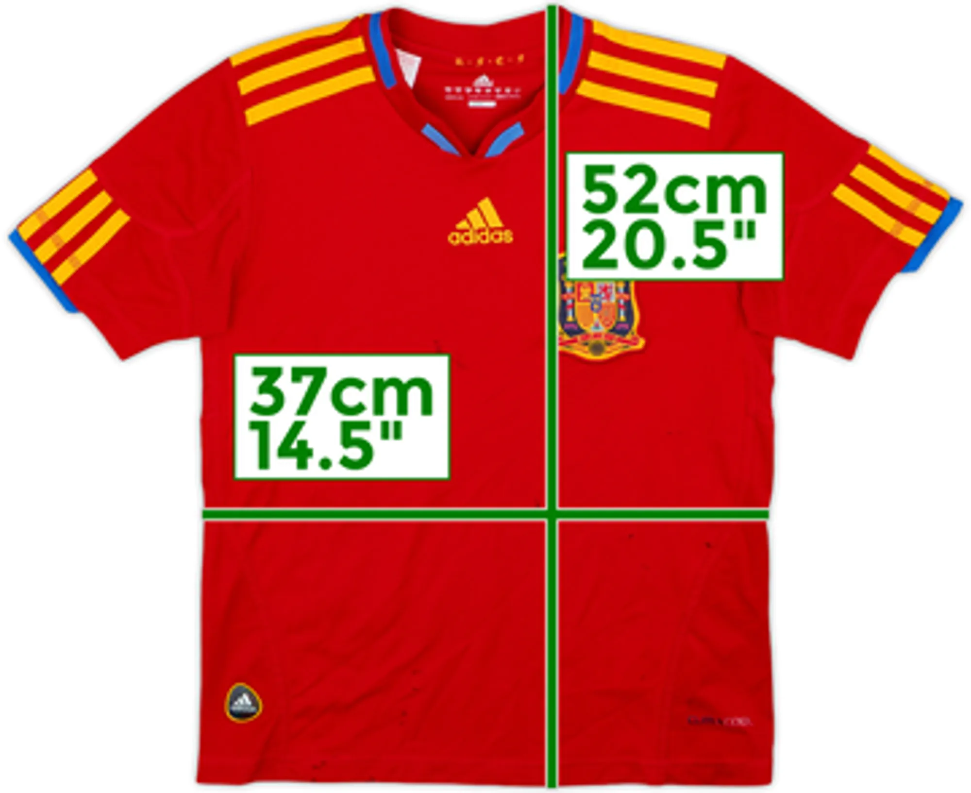 2009-10 Spain Home Shirt - 6/10 - (7-8 Years)