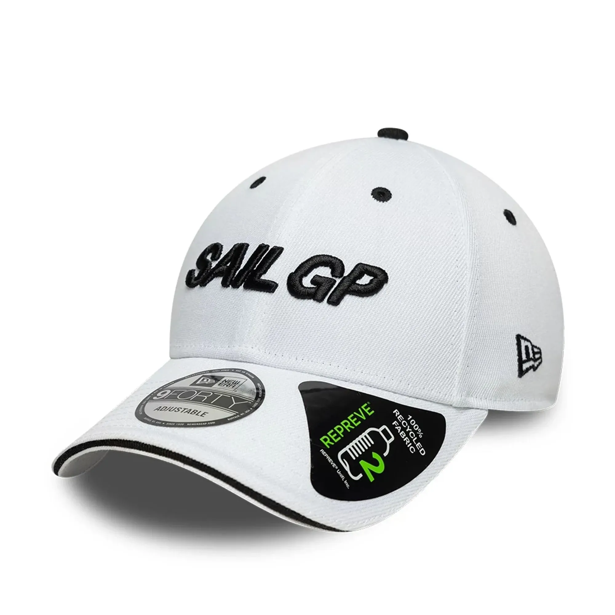 Repreve Sail GP Sandwich Visor White 9FORTY Adjustable Cap New Era Cap adult unisex