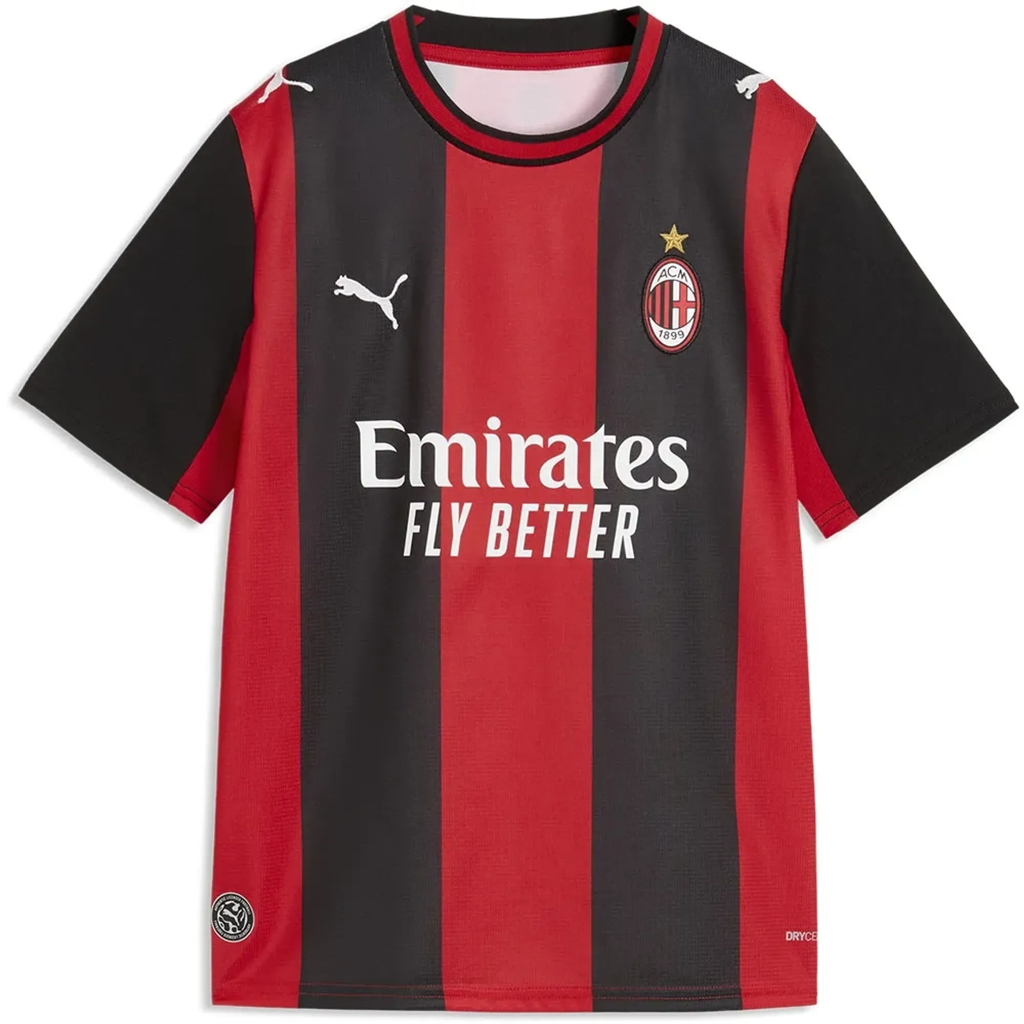 PUMA AC Milan 26/27 Home Jersey Youth in Black | Size 11-12 Youth