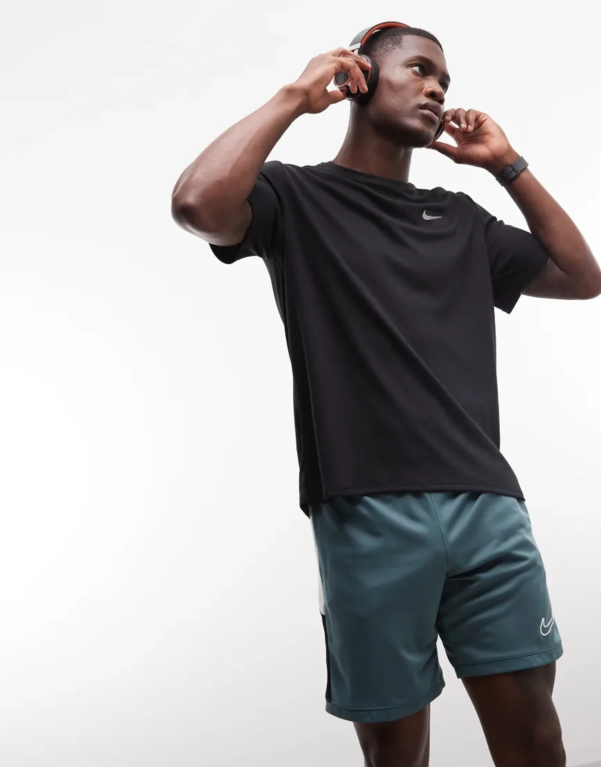 Nike Football Dri-Fit Academy Panel Shorts In Grey