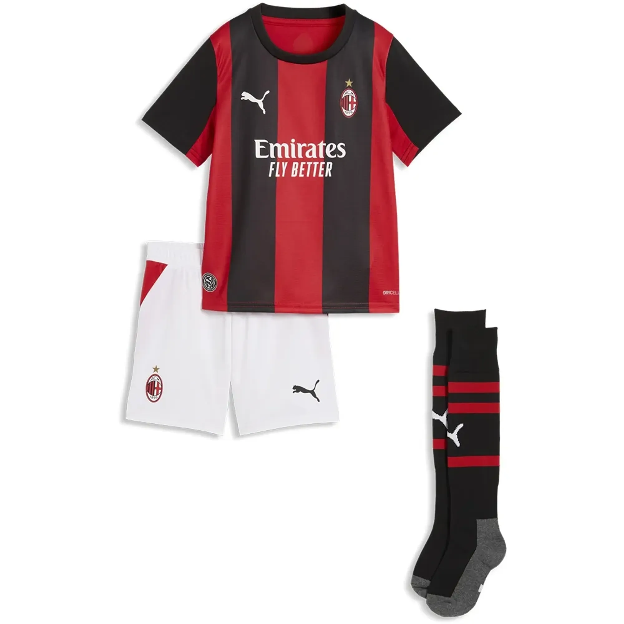 PUMA AC Milan 26/27 Home Mini Kit Kids in Black | Size 2-3 Youth
