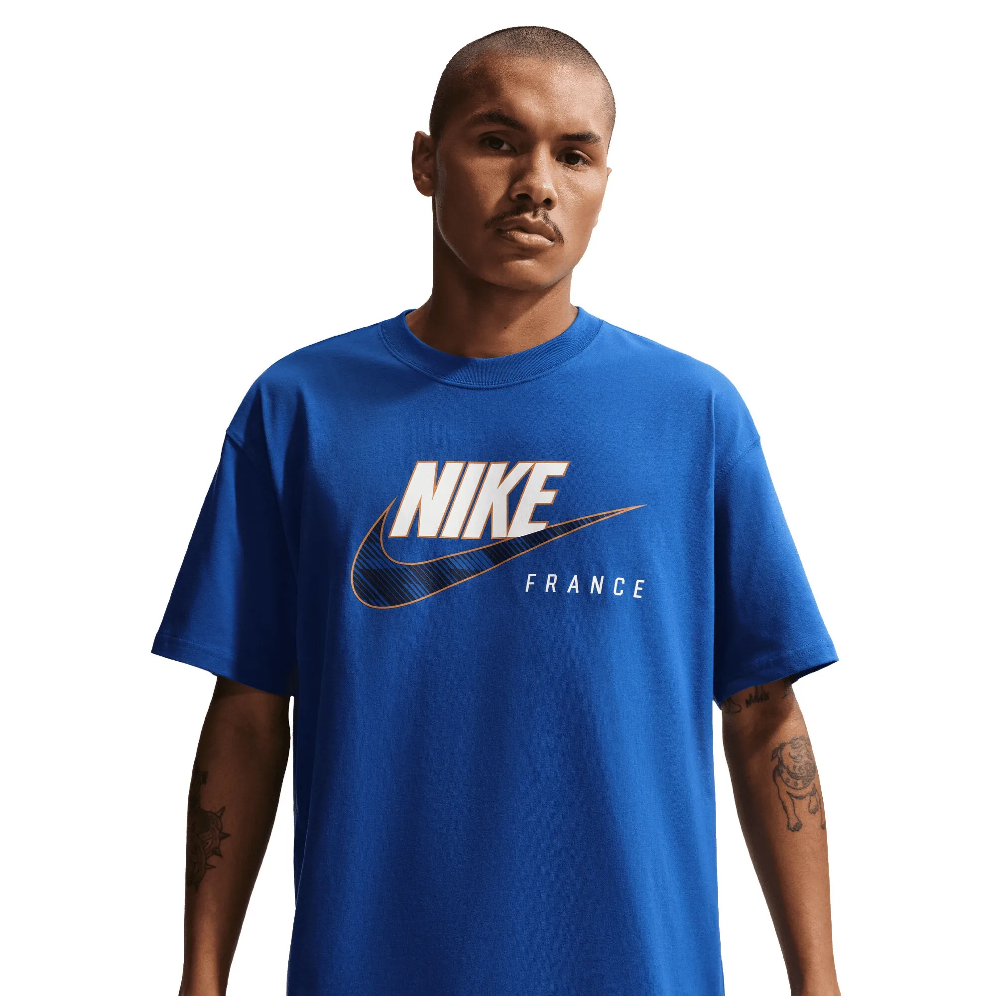 France Nike Futura T-Shirt - Royal Blue