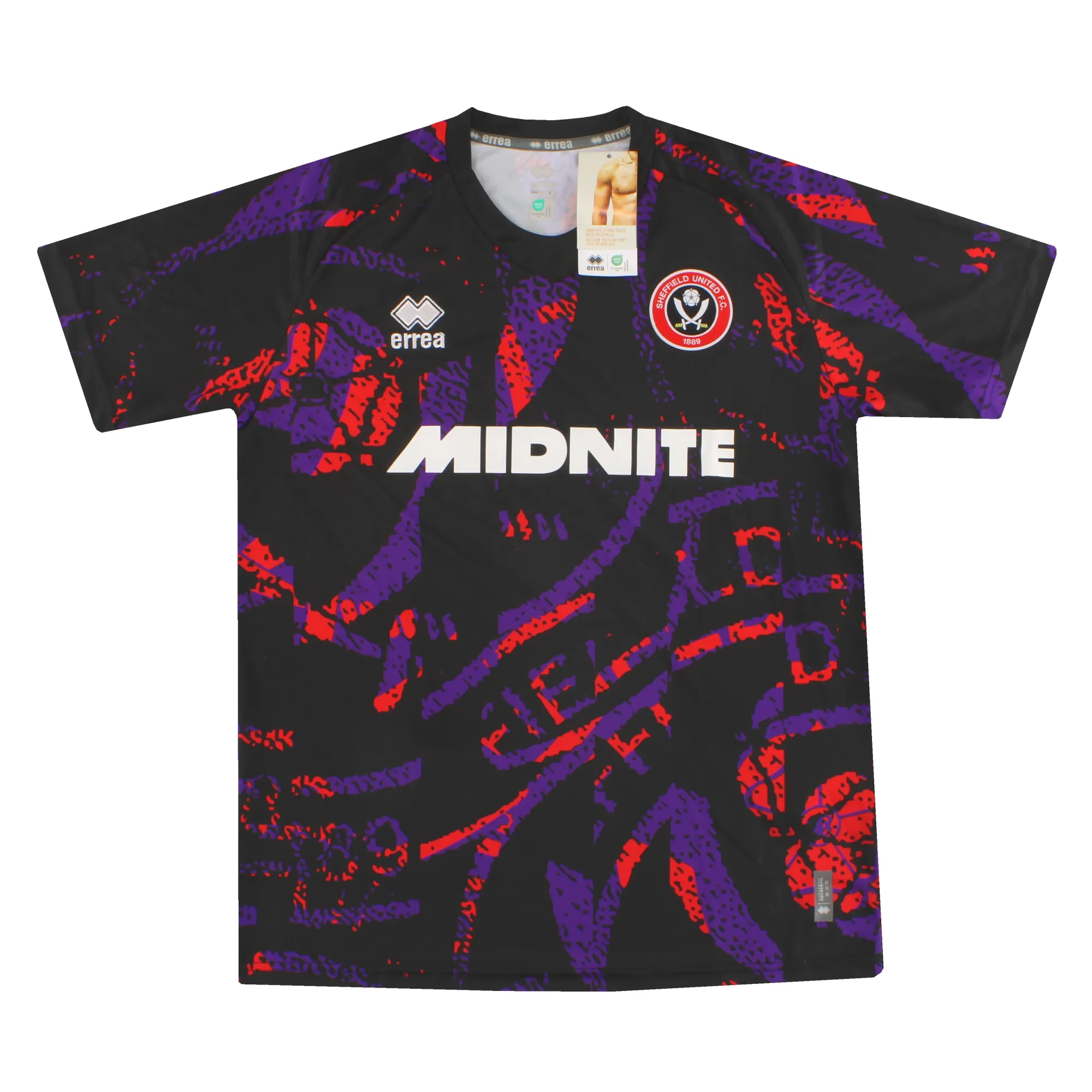 2024-25 Sheffield United Errea Pre-Match Shirt *w/tags* - Sheffield United / w/tags 
