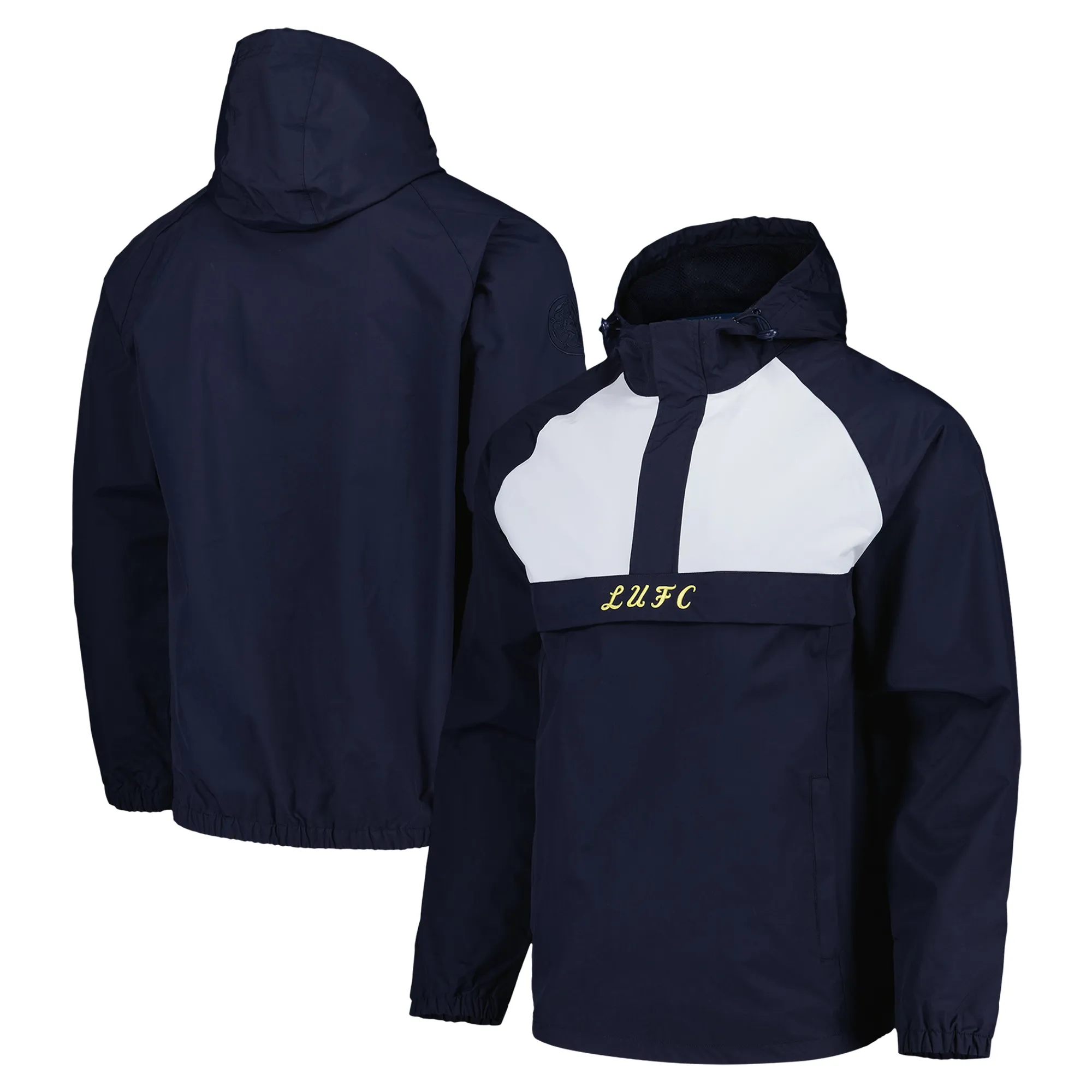 Leeds United Terrace Overhead Jacket - Navy - Mens