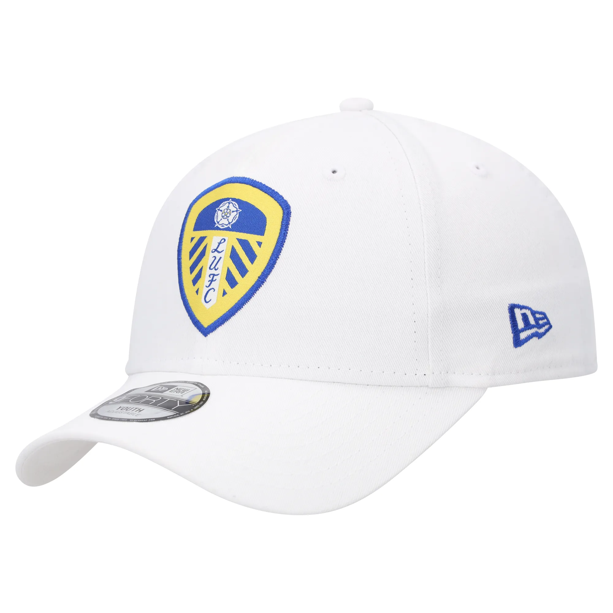 Leeds United New Era Core 9FORTY - White - Kids