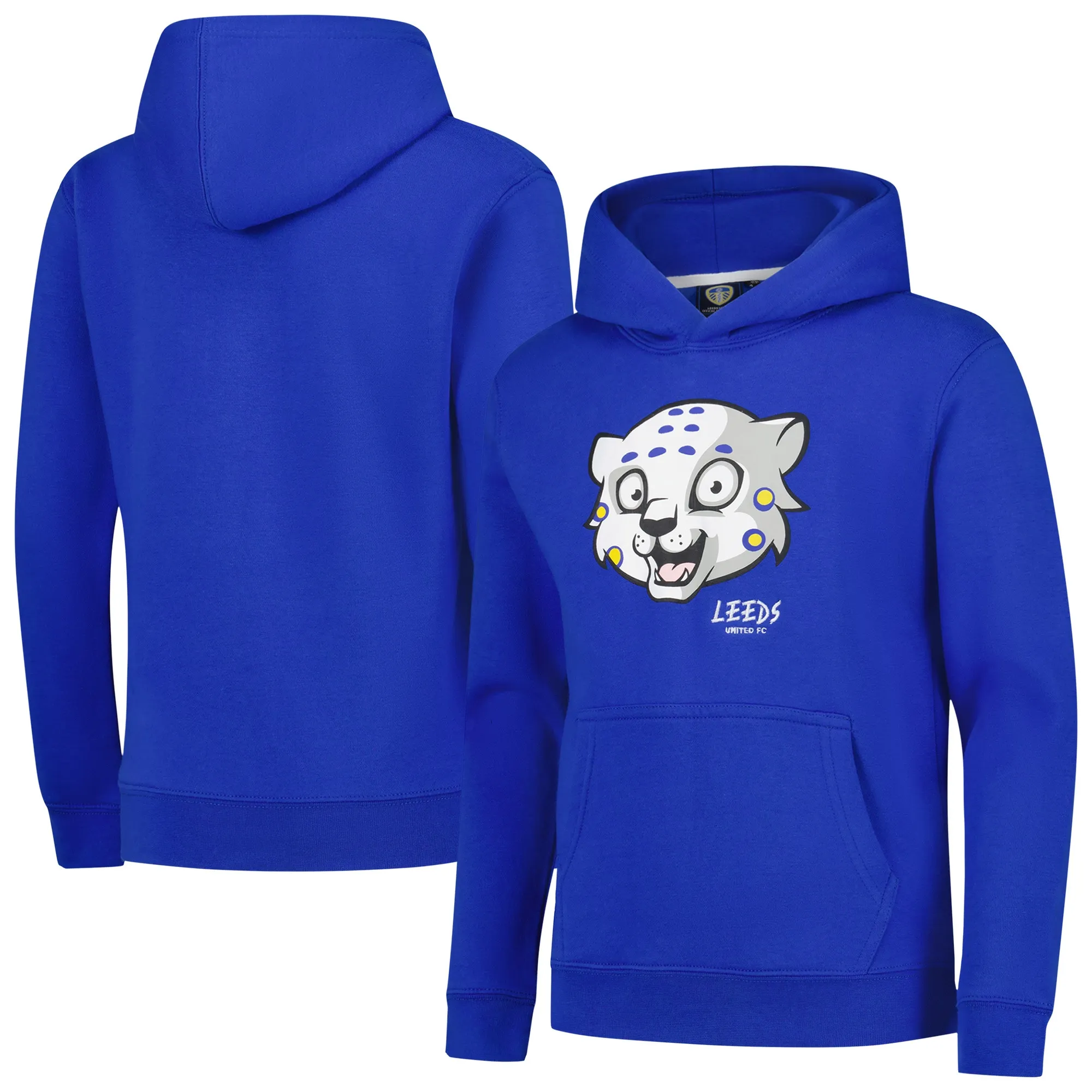Leeds United Lucas Overhead Hoodie - Blue - Boys