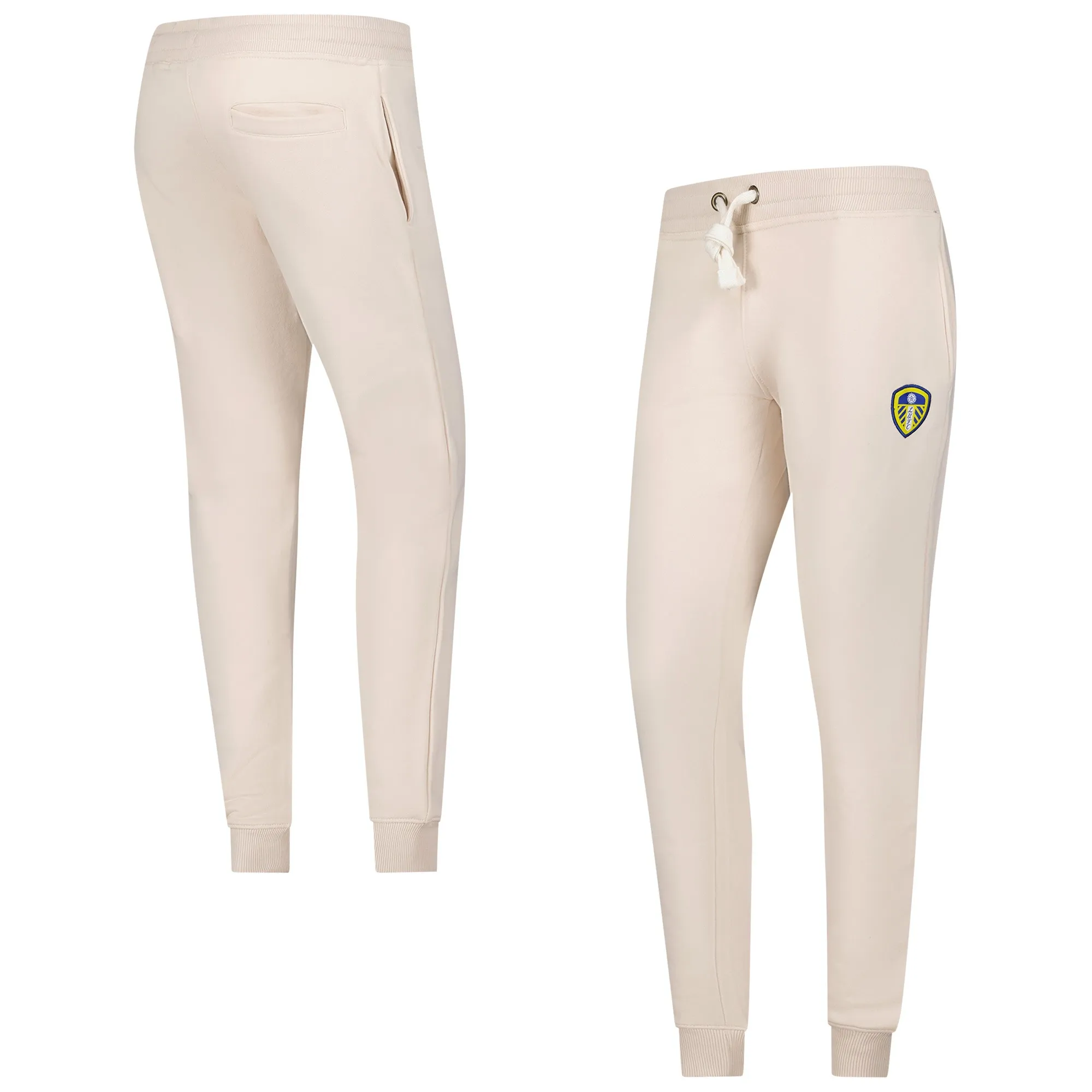 Leeds United Essentials Jog Pant - Ecru - Womens