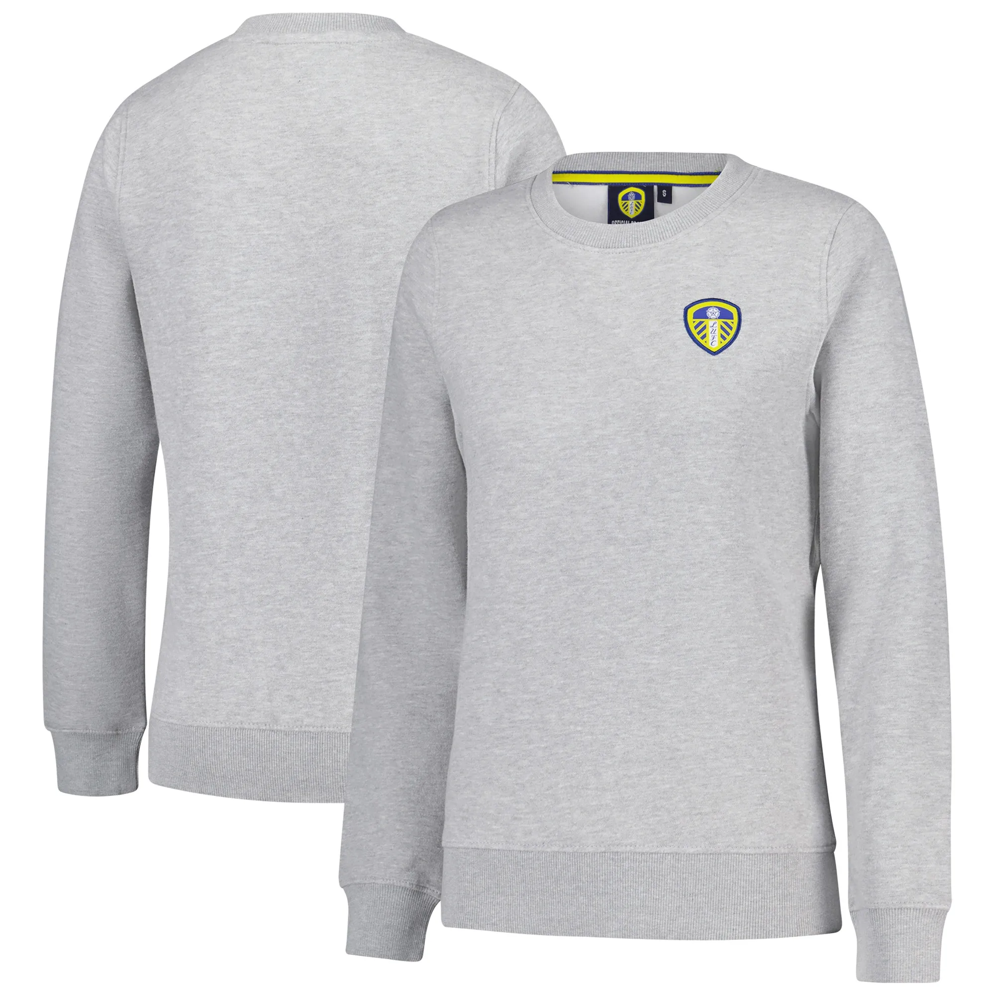 Leeds United Essentials Sweatshirt - Light Grey - Womens
