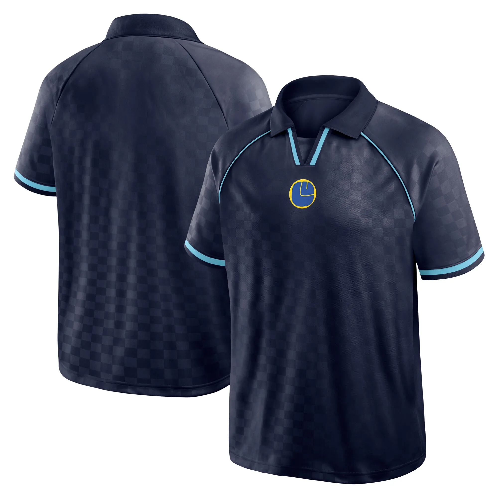 Leeds United Retro Fashion Jersey - Maritime Blue - Mens