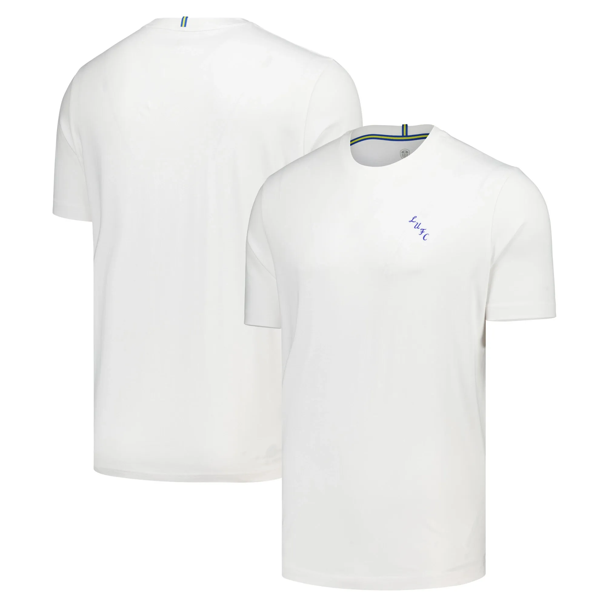 Leeds United Essentials T-Shirt - White - Mens