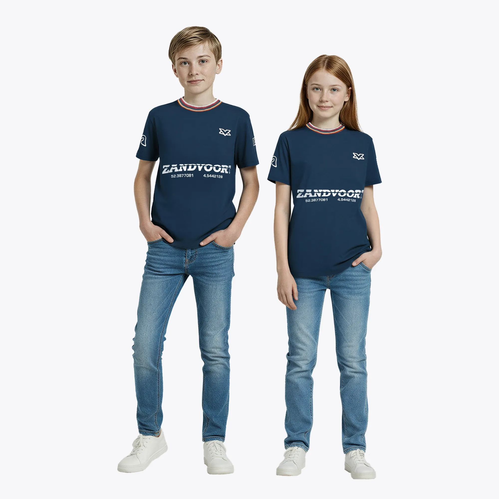 MV Official x Zandvoort T-Shirt - Navy - Kids
