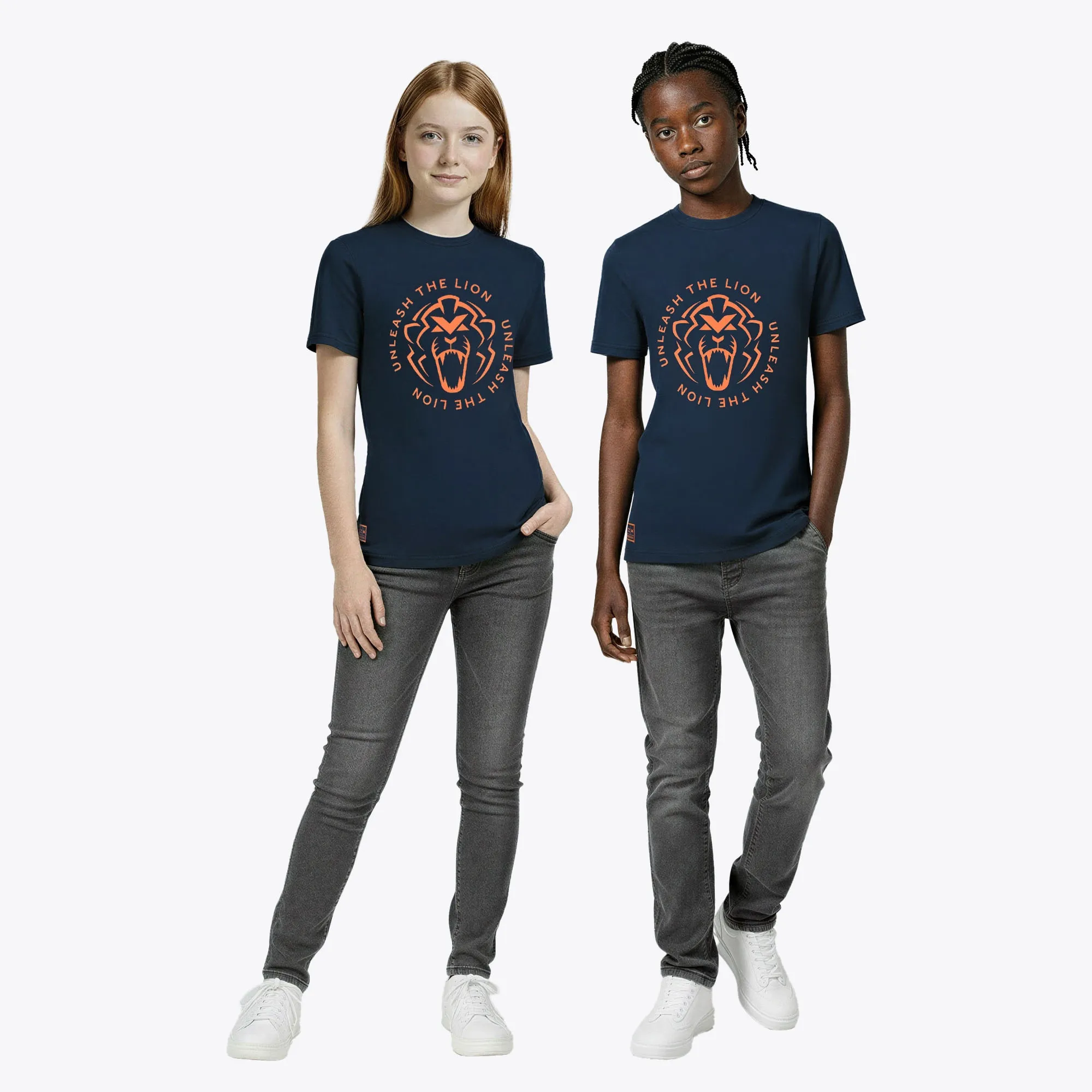 Unleash the Lion T-Shirt - Navy - Kids