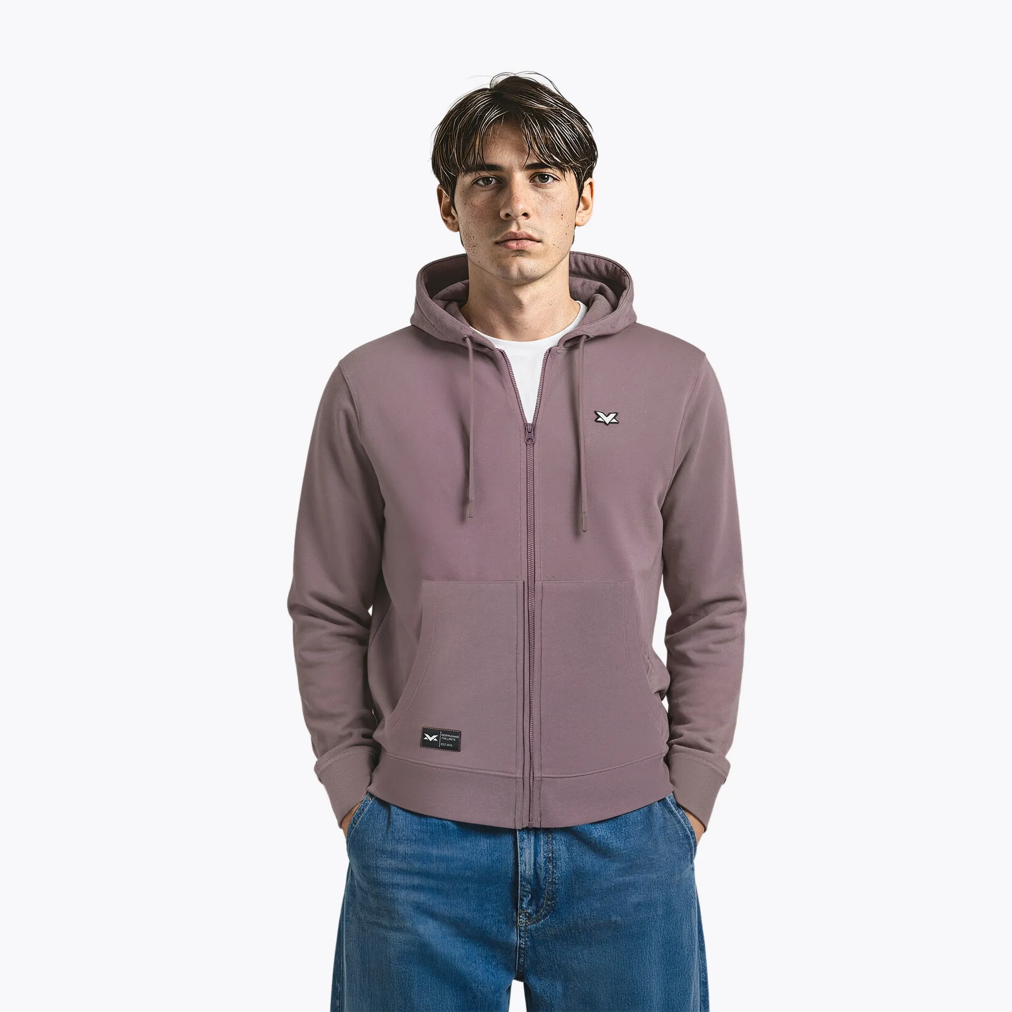 MV Official  Essentials Zip Hoodie - Purple