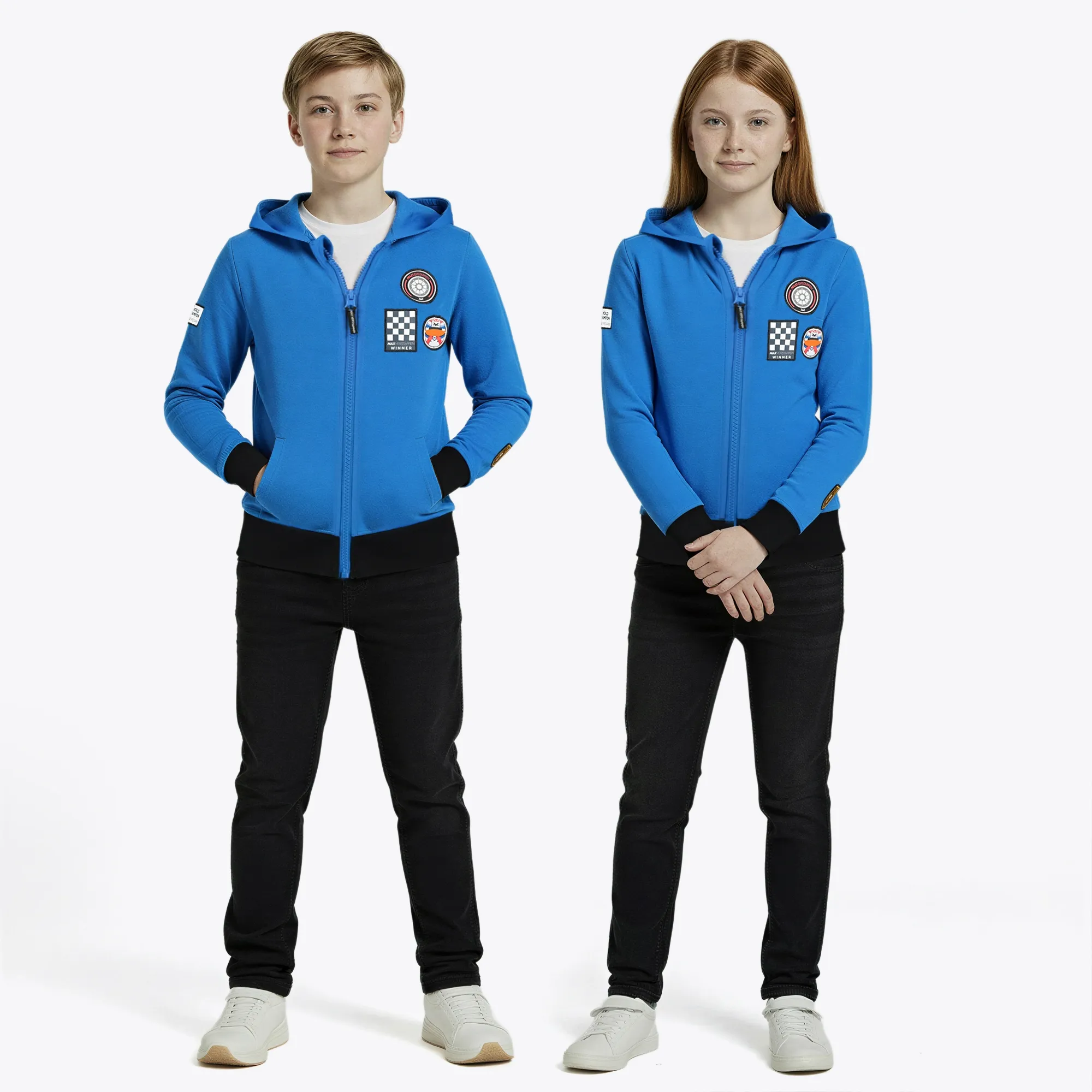 MV Official Zip-Hoodie - Cobalt - Kids