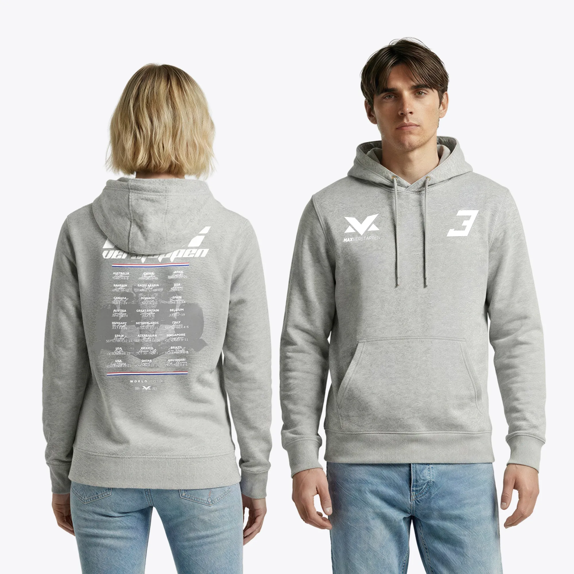 MV World Tour Hoodie - Grey