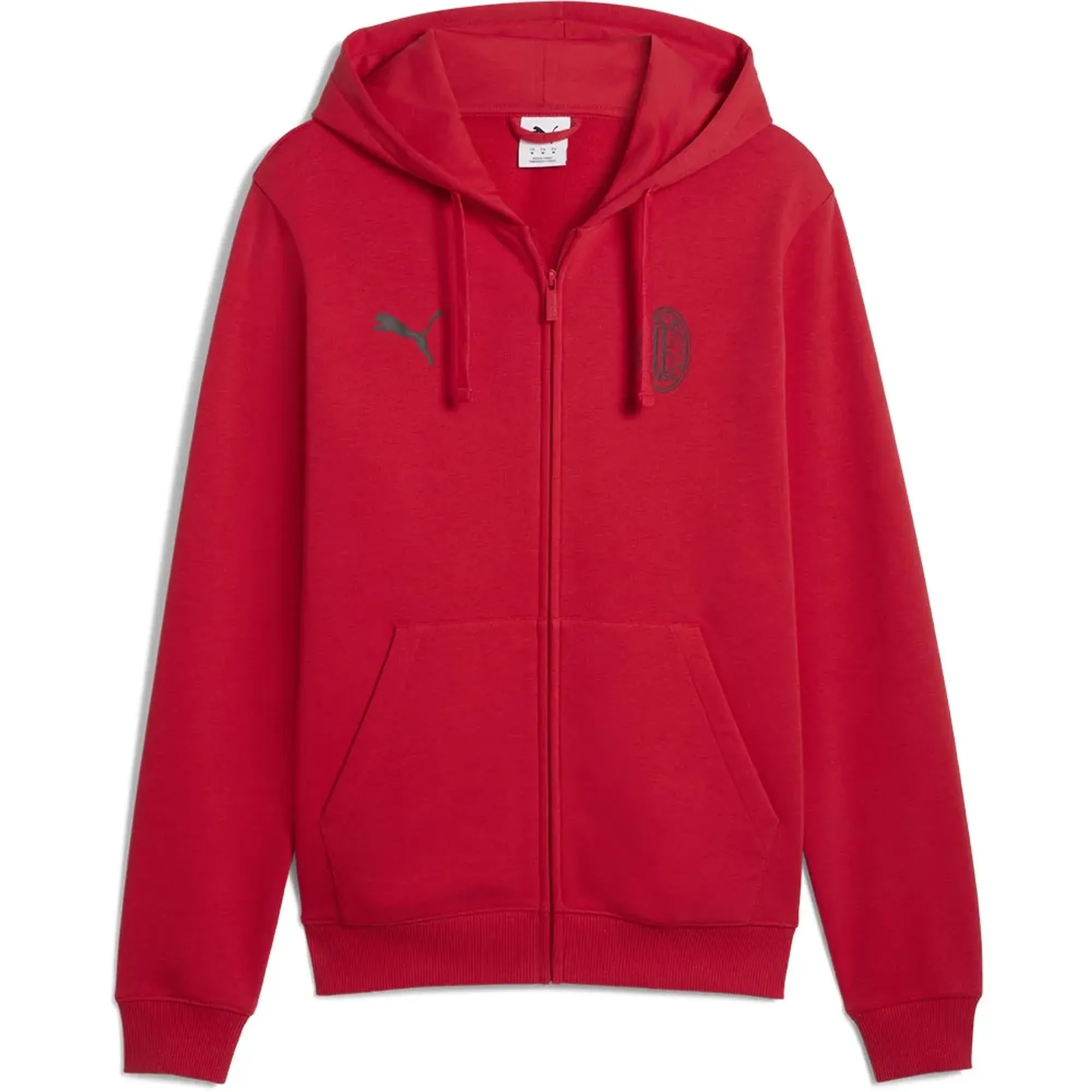 Puma Ac Milan Essential Full Zip Sweatshirt