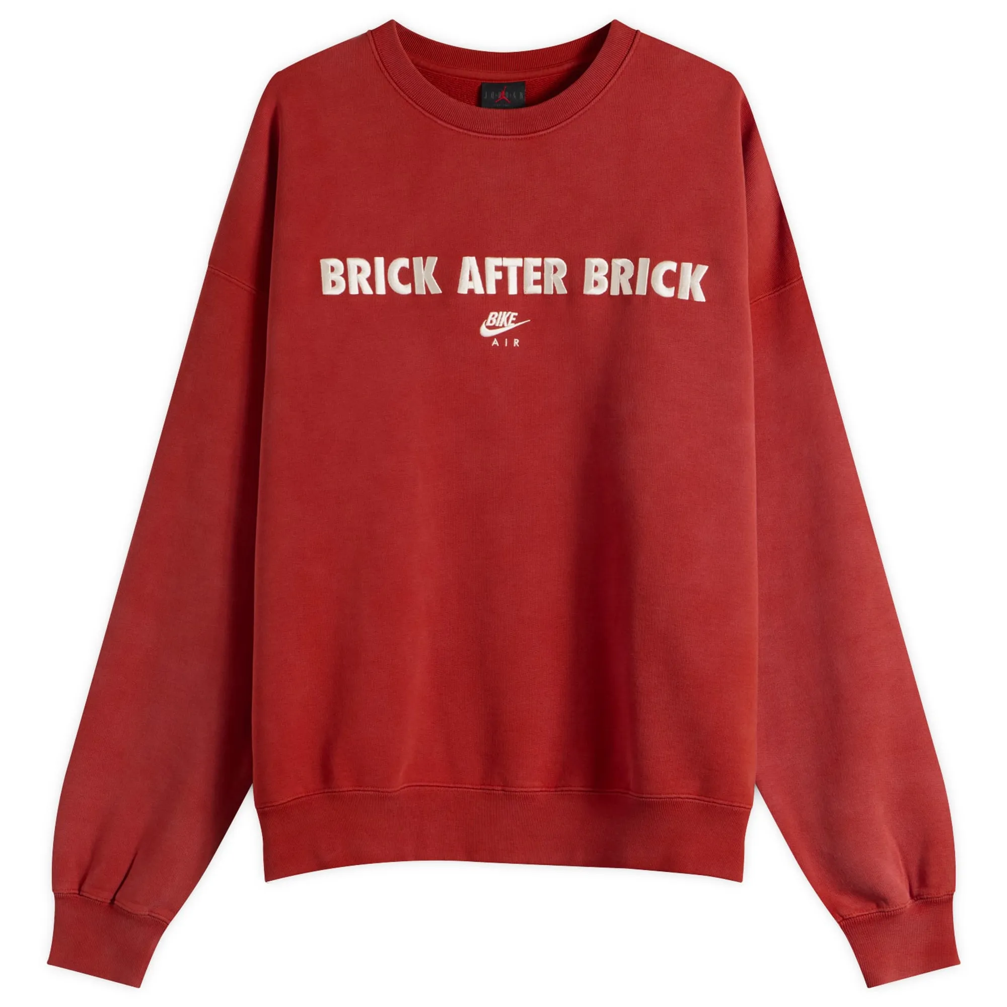 Nike Jordan Jordan X Nigel Sylvester Bike Air Crew Sweatshirt - Red