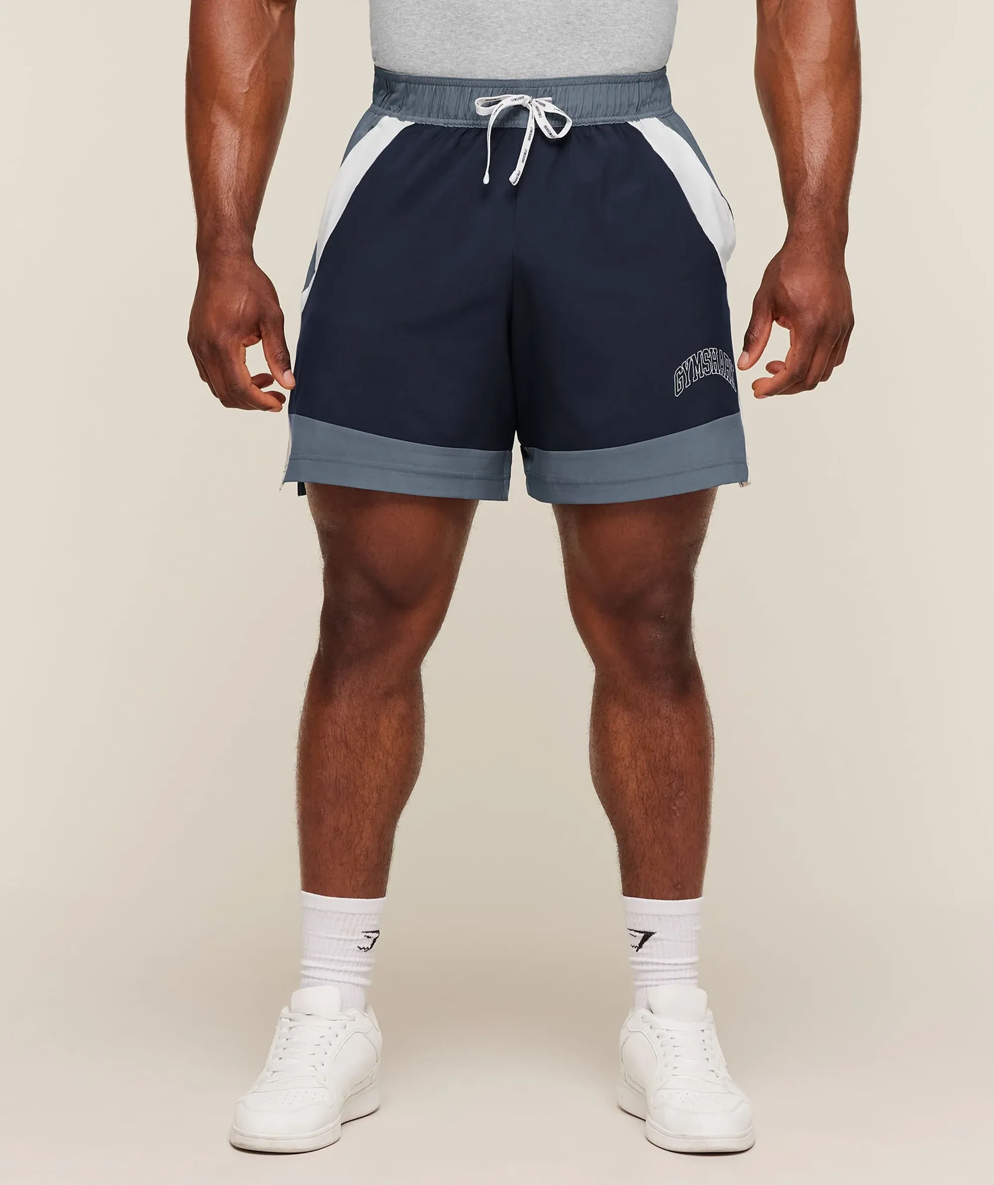 Gymshark Collegiate Tech Shorts - Iron Blue
