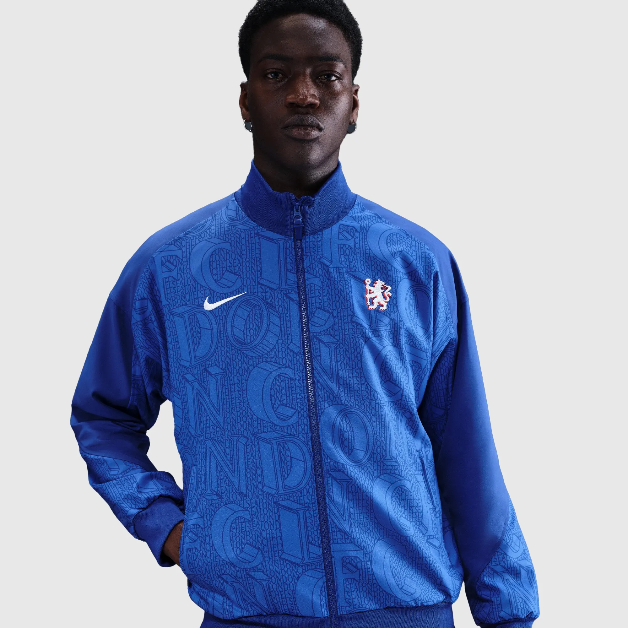 Chelsea Nike Anthem Jacket - Blue