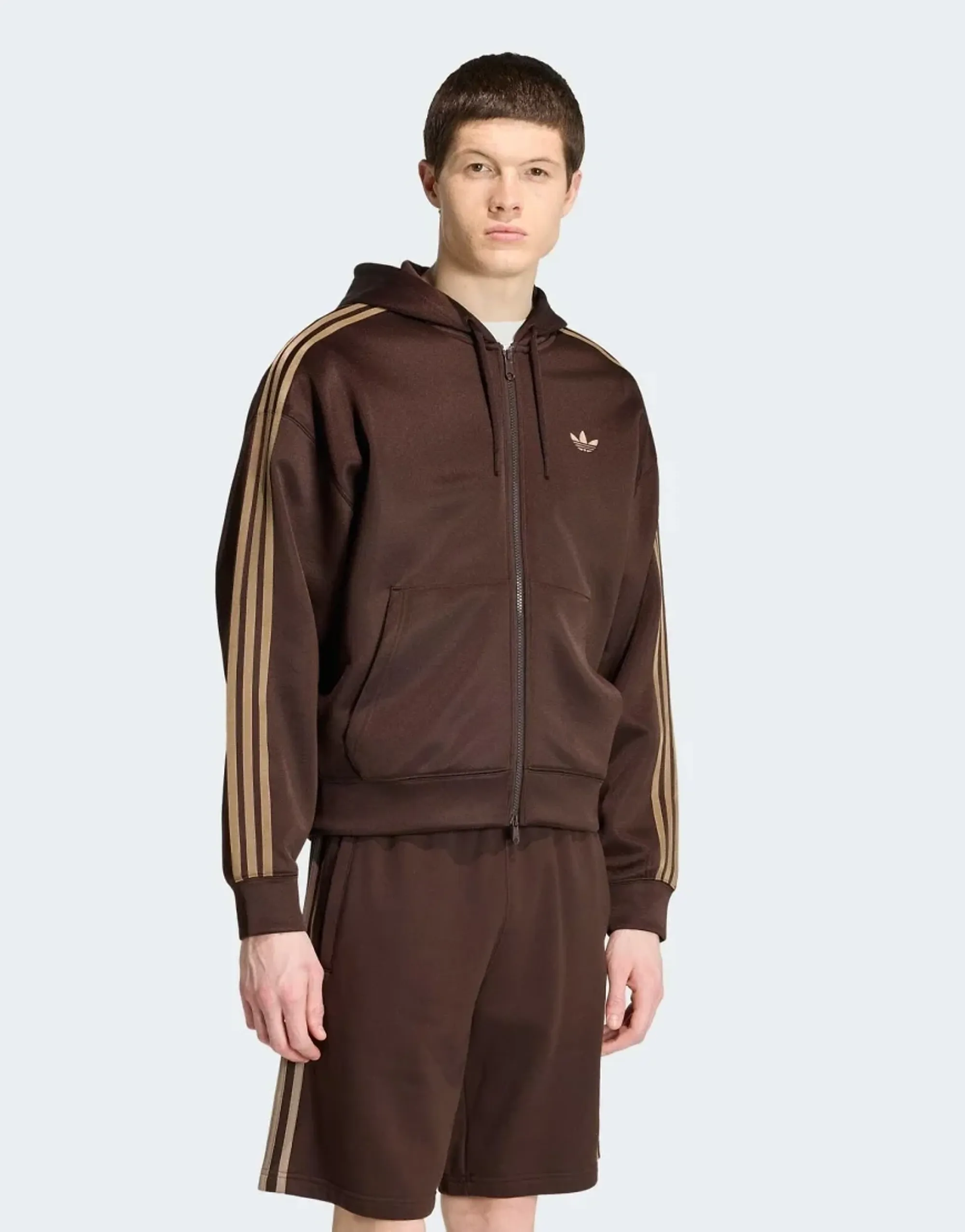 Adidas Originals Adicolor Spacer Oversized Full Zip Sweatshirt
