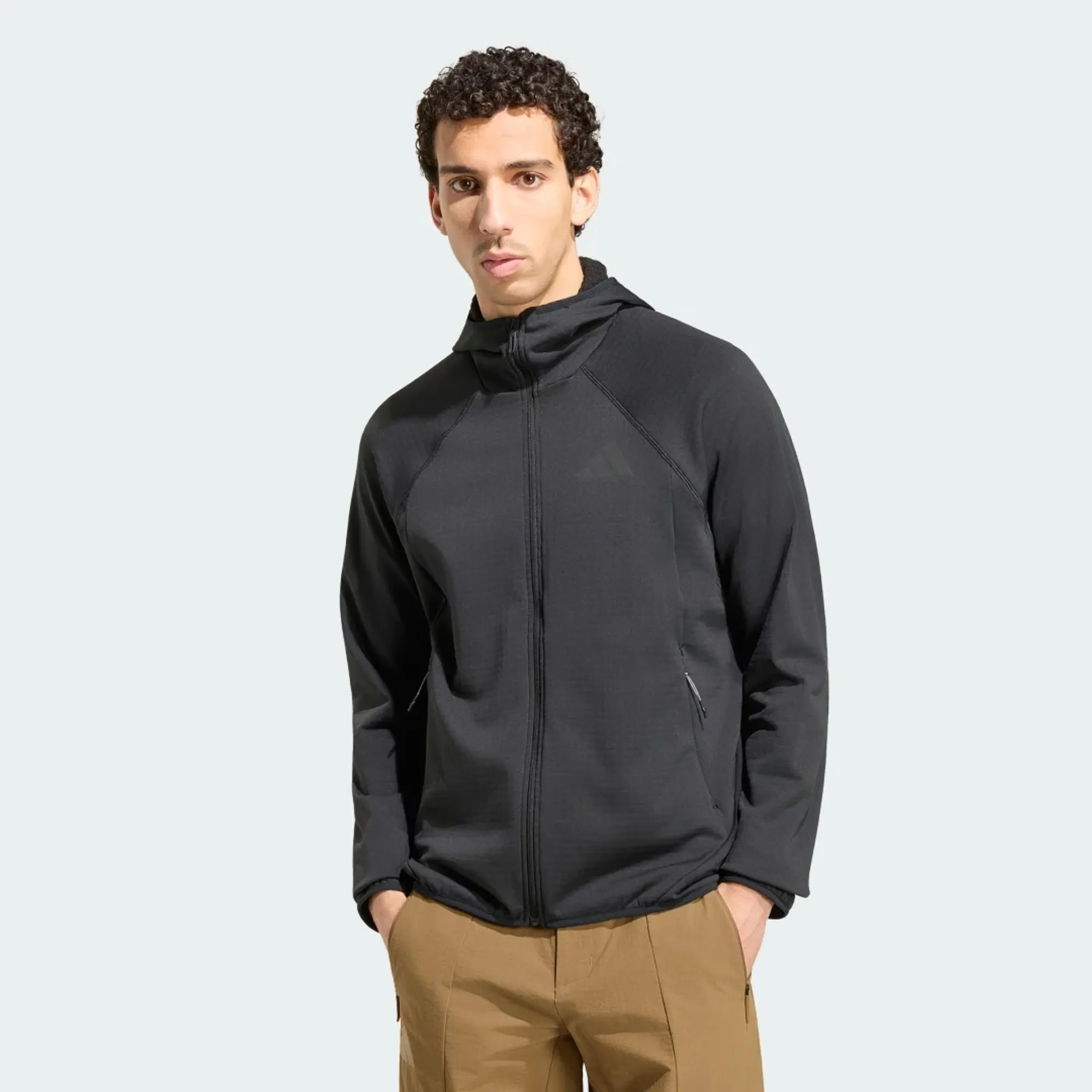 adidas Terrex Xperior CLIMAWARM+ Ventknit Fleece Hooded Jacket