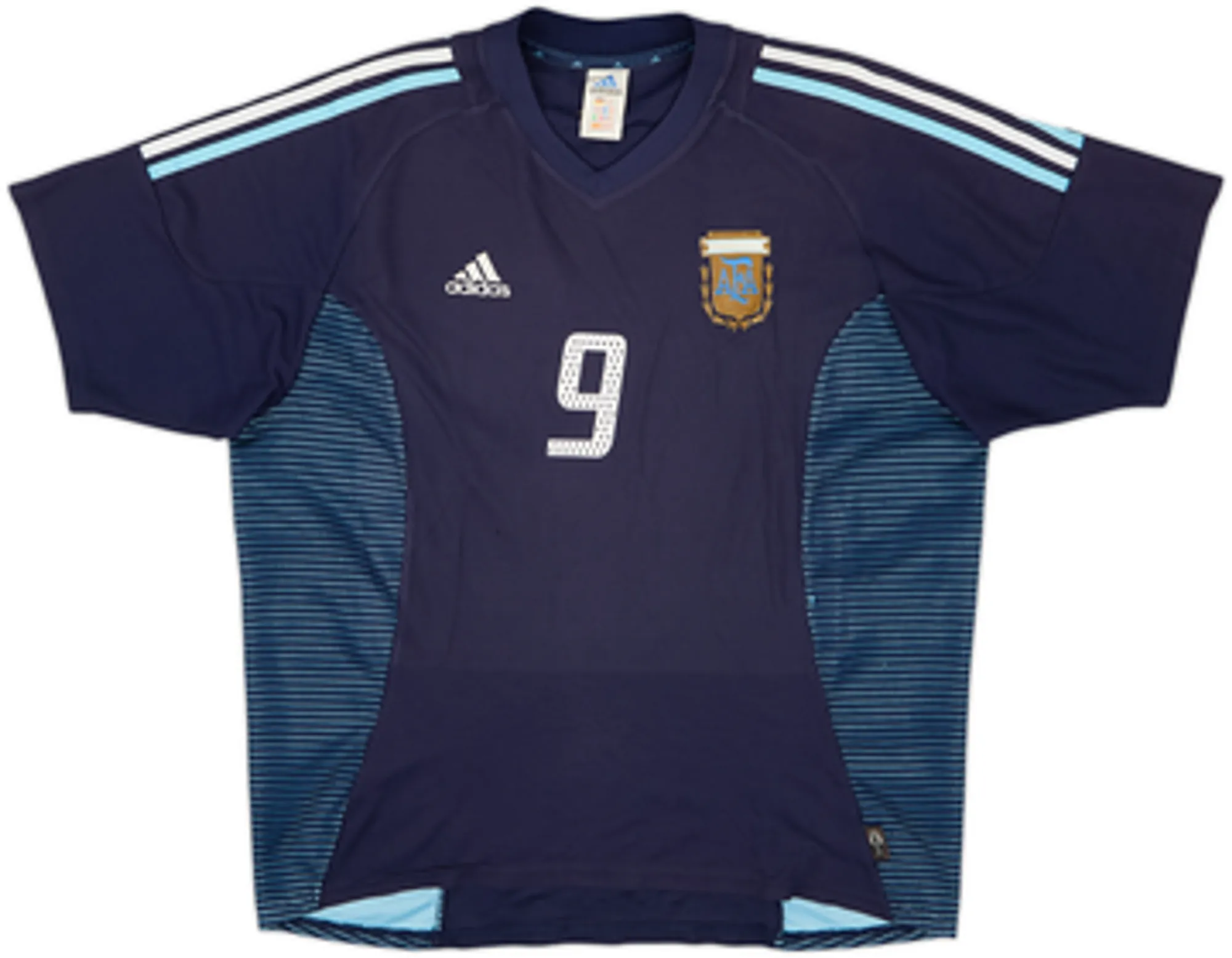 2002-04 Argentina Away Shirt Batistuta #9 - 5/10 - (XL)