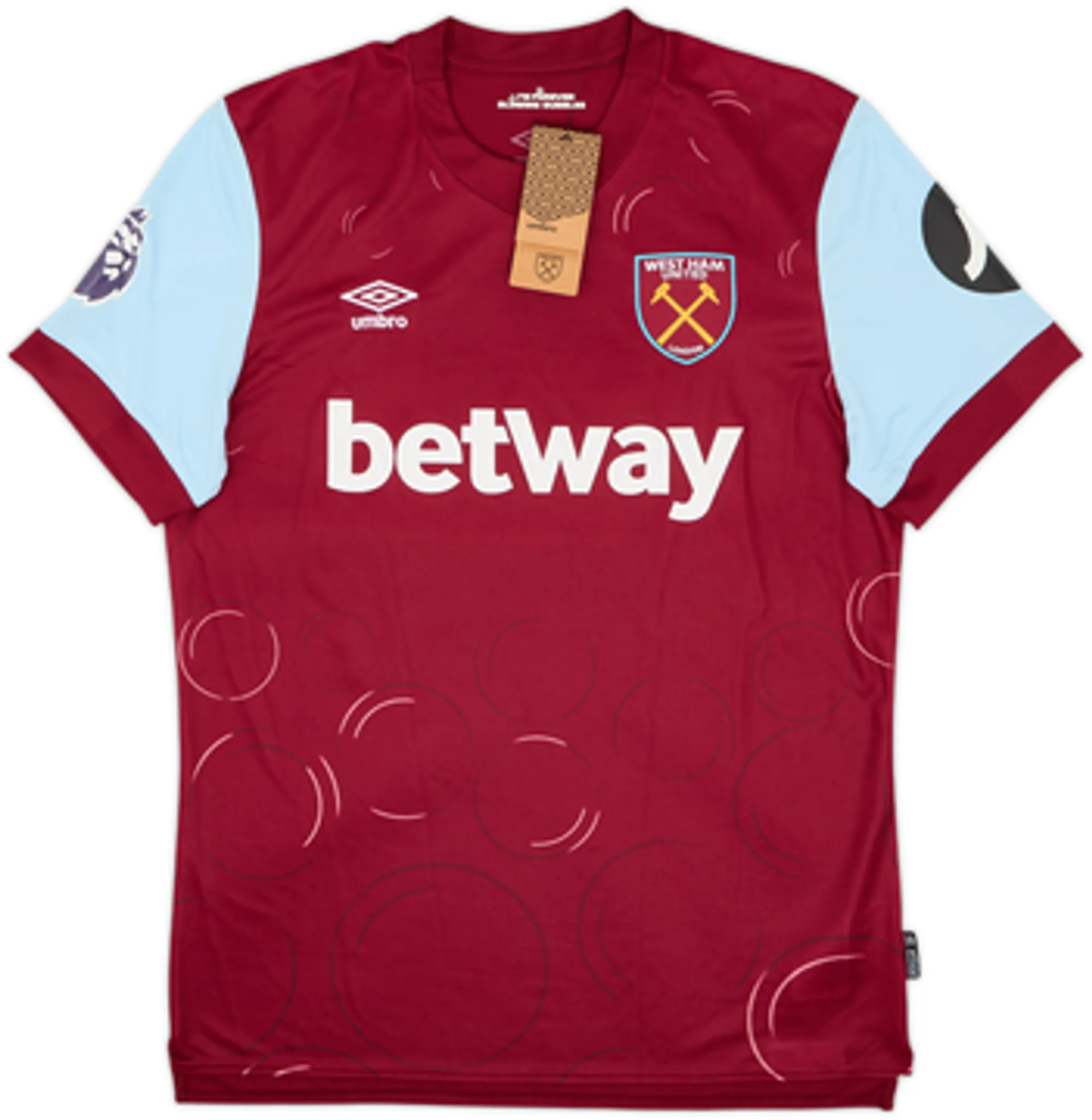 2023-24 West Ham United Home Shirt Emerson #33 (L)