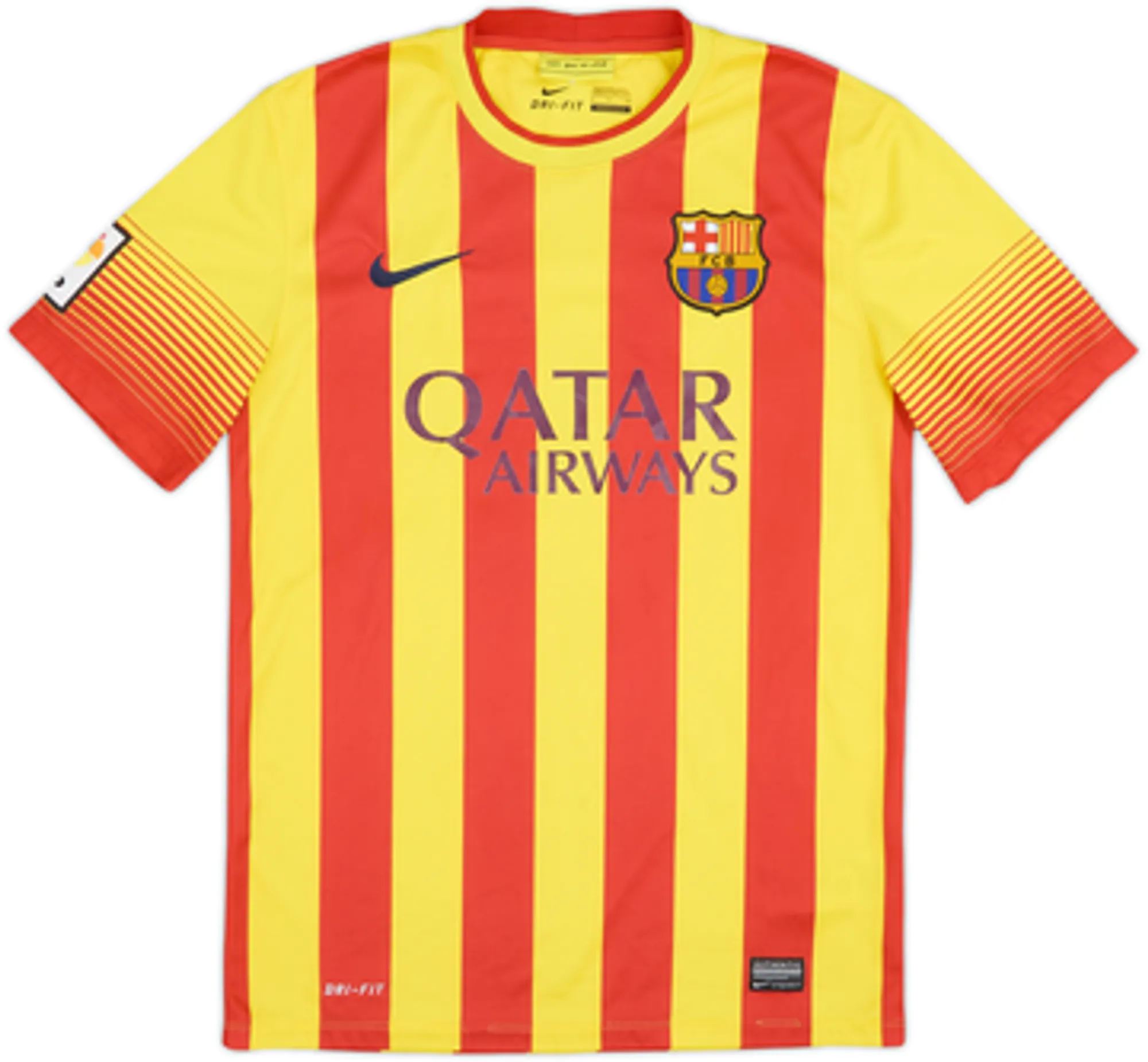 2013-15 Barcelona Away Shirt Xavi #6 - 8/10 - (S)