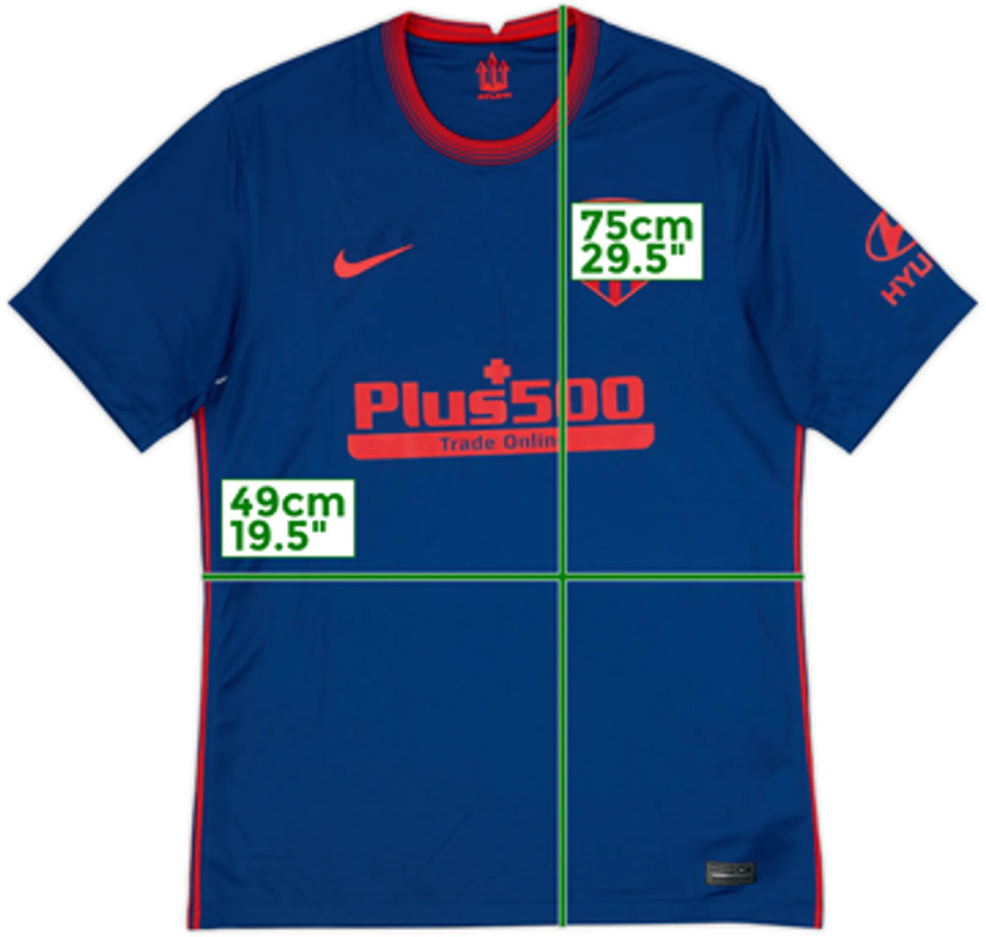 2020-21 Atletico Madrid Away Shirt - 10/10 - (M)