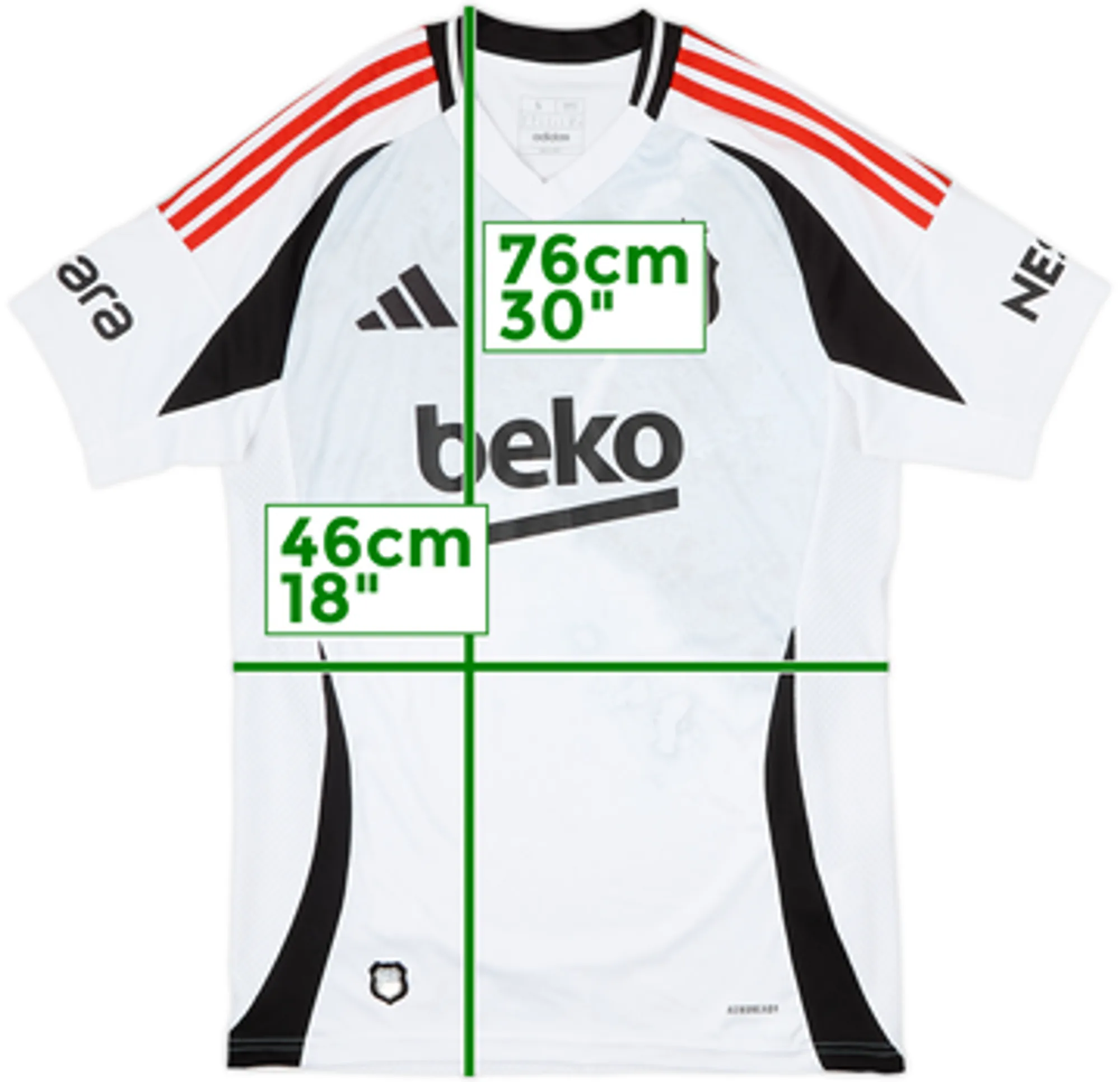 2024-25 Besiktas Home Shirt - 9/10 - (S)