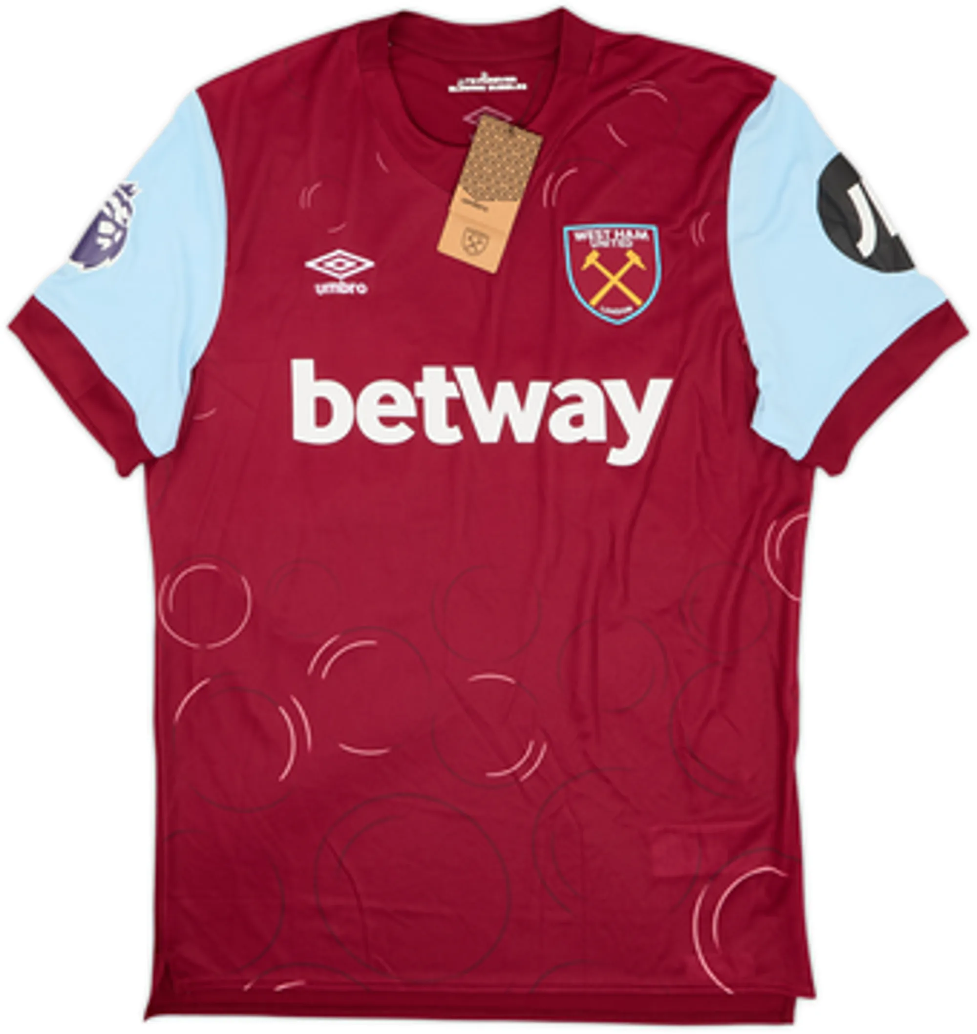 2023-24 West Ham United Home Shirt Soucek #28 (L)