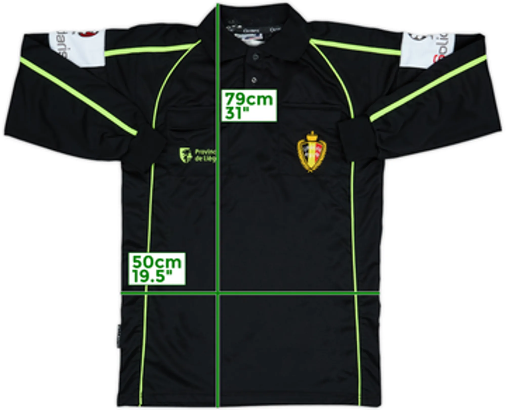 2010s Belgium adidas Province De Liege Referee L/S Shirt - 8/10 - (XL)