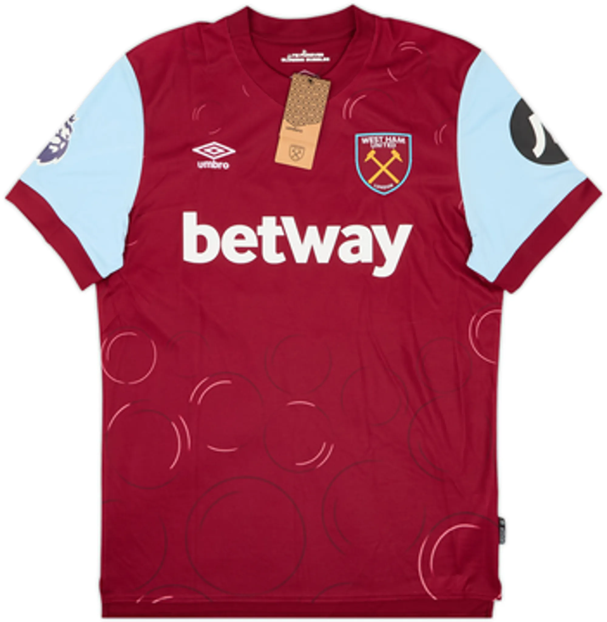 2023-24 West Ham United Home Shirt Coufal #5 (L)