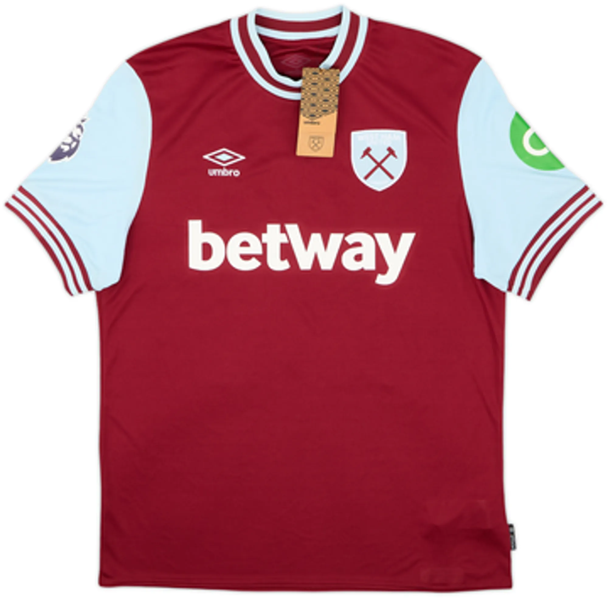 2024-25 West Ham Home Shirt Todibo #25 (L)