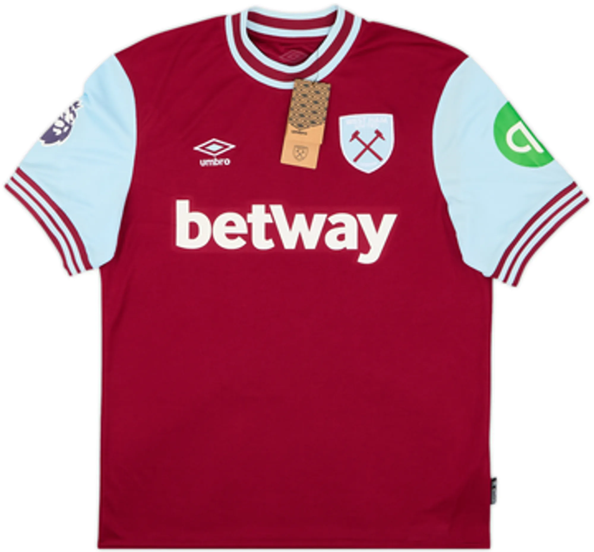 2024-25 West Ham Home Shirt Mavropanos #15 (L)