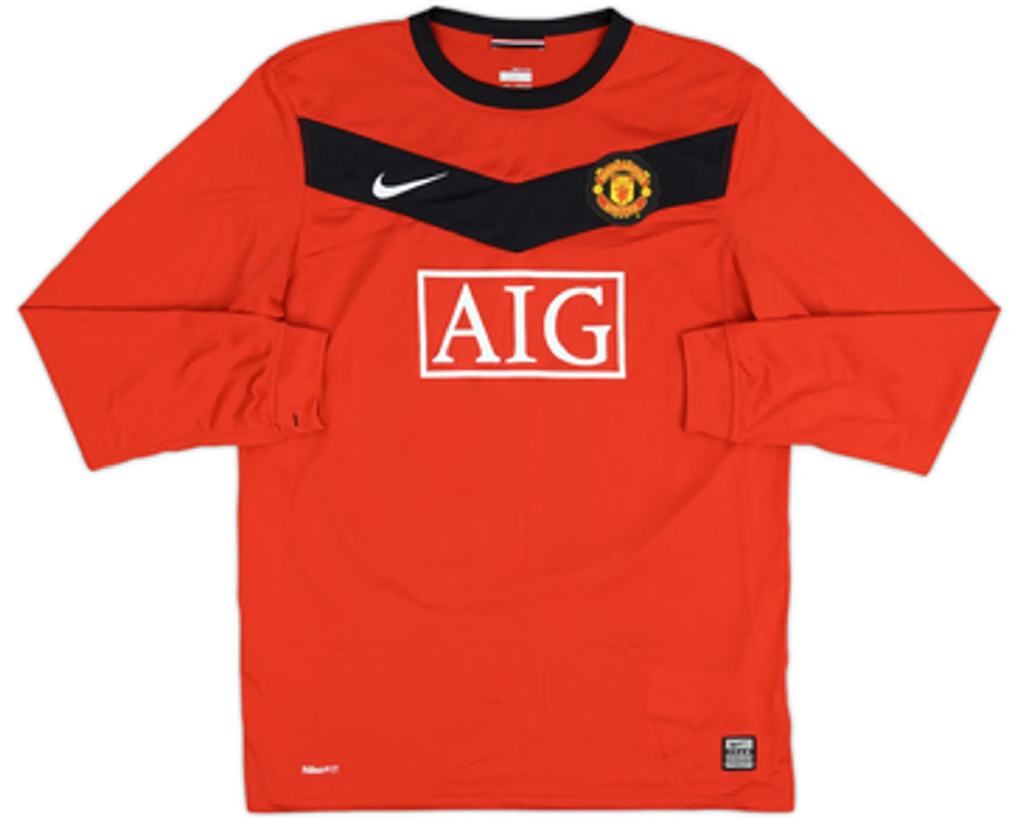 2009-10 Manchester United Home L/S Shirt Rooney #10 - 10/10 - (XL.Boys)