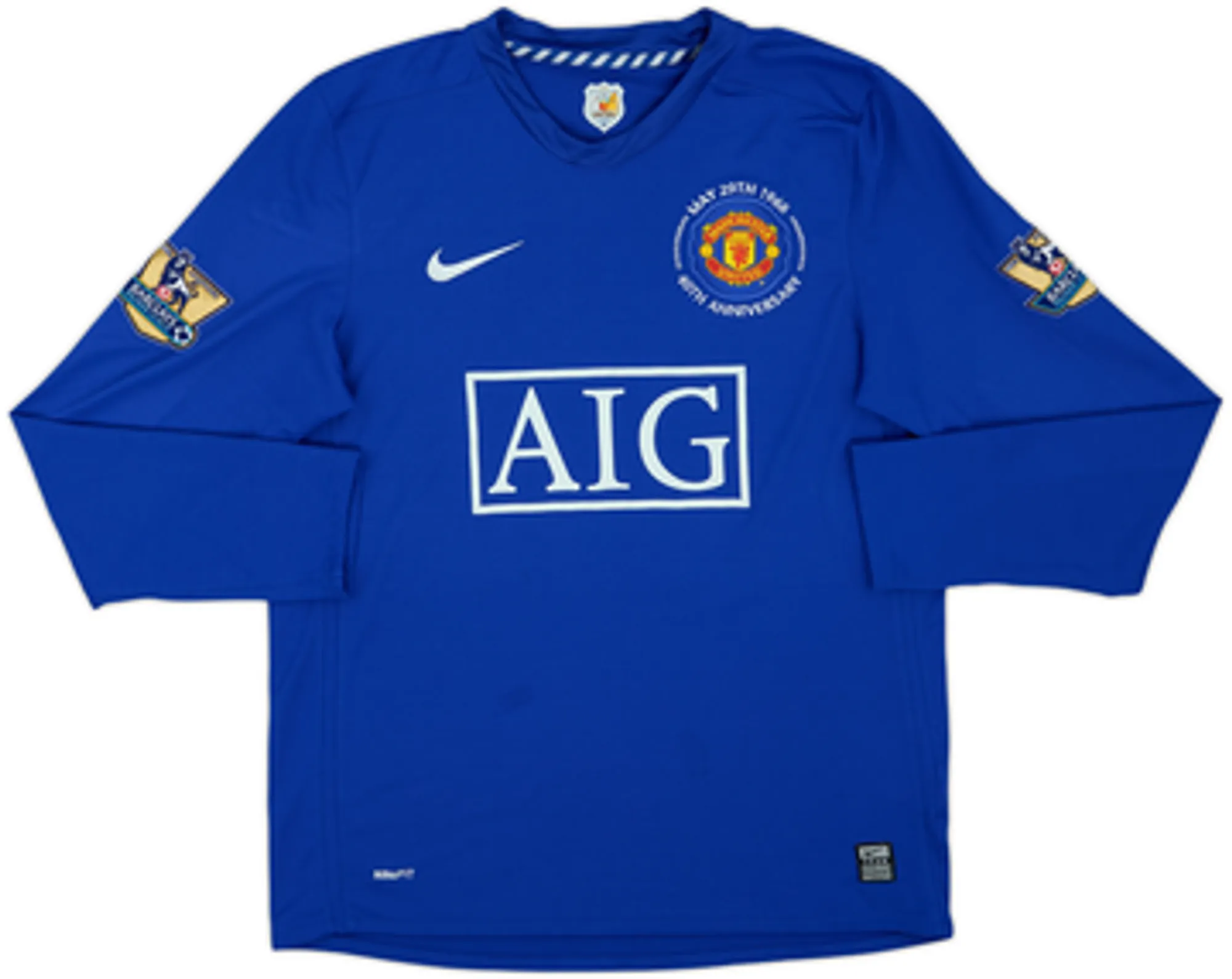 2008-09 Manchester United Third L/S Shirt Scholes #18 - 8/10 - (M)
