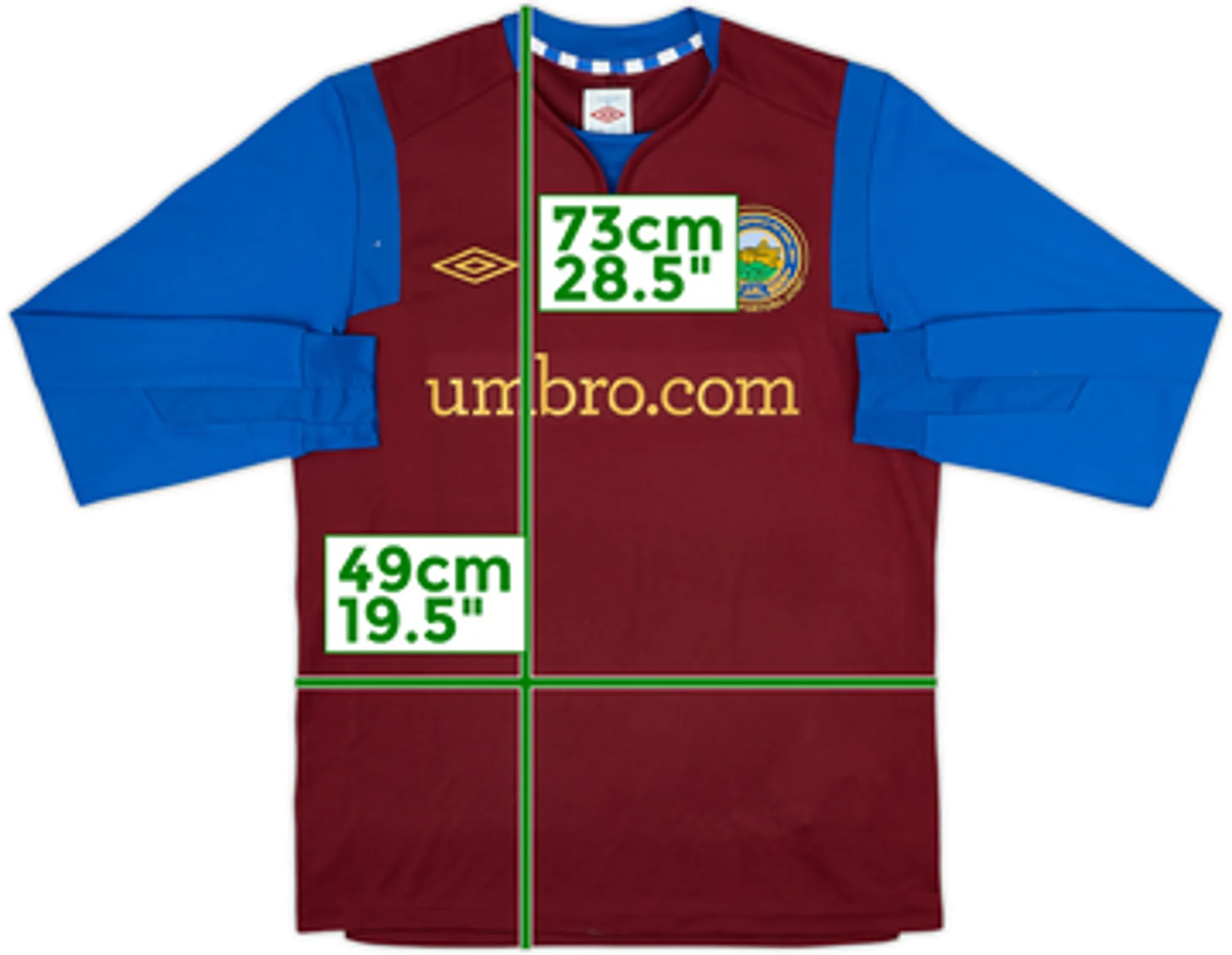 2011-12 Linfield Away L/S Shirt - 6/10 - (S)