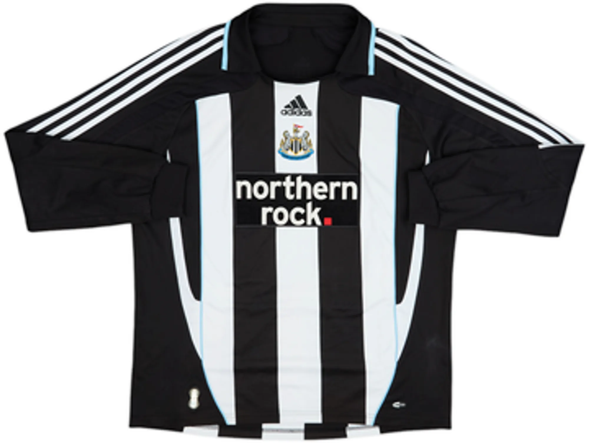 2007-09 Newcastle Home L/S Shirt Ameobi #23 - 5/10 - (L)