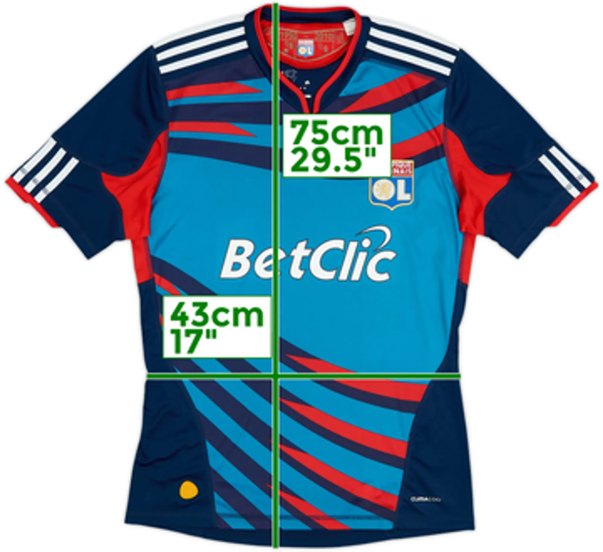 2010-11 Lyon Third Shirt - 6/10 - (S)